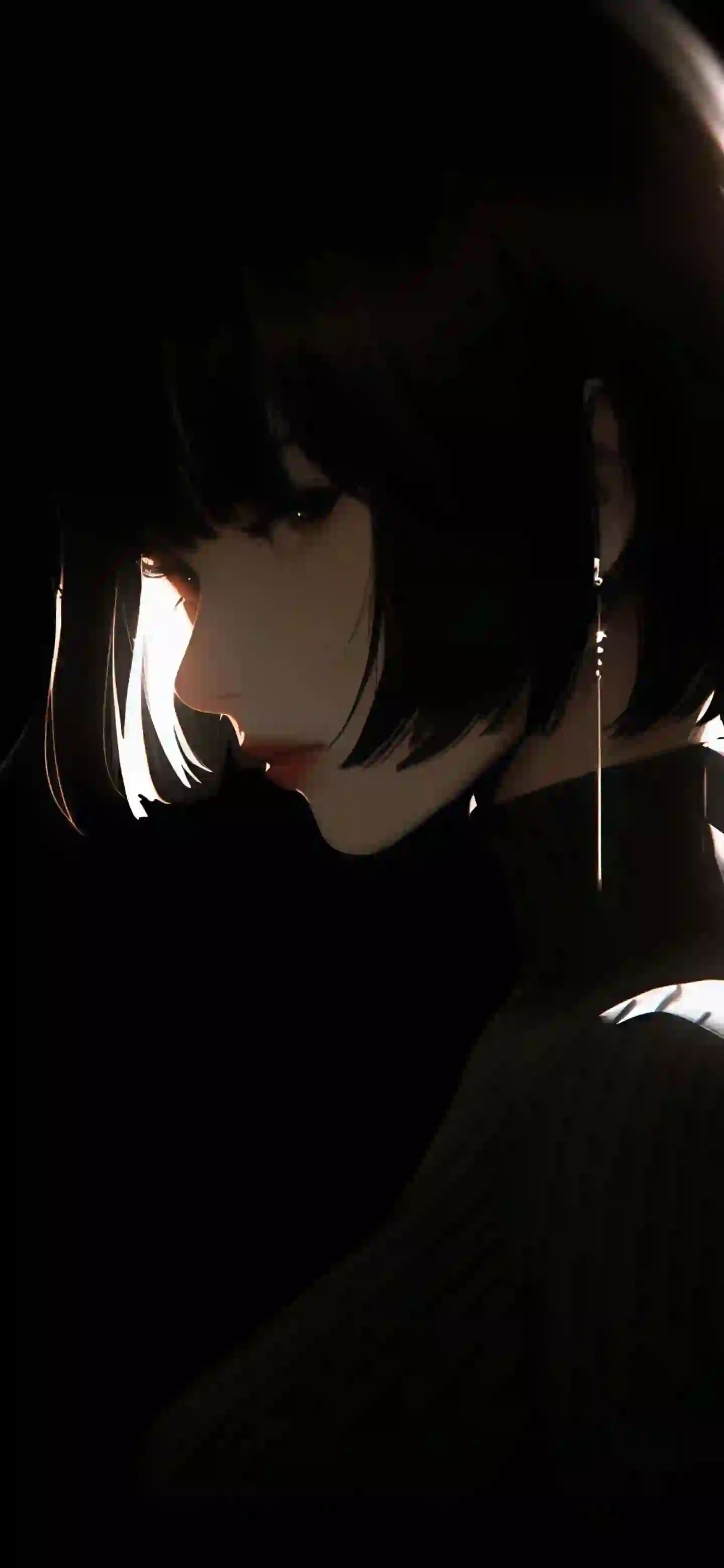 动漫女孩 二次元女孩 短发女孩 酷酷女孩