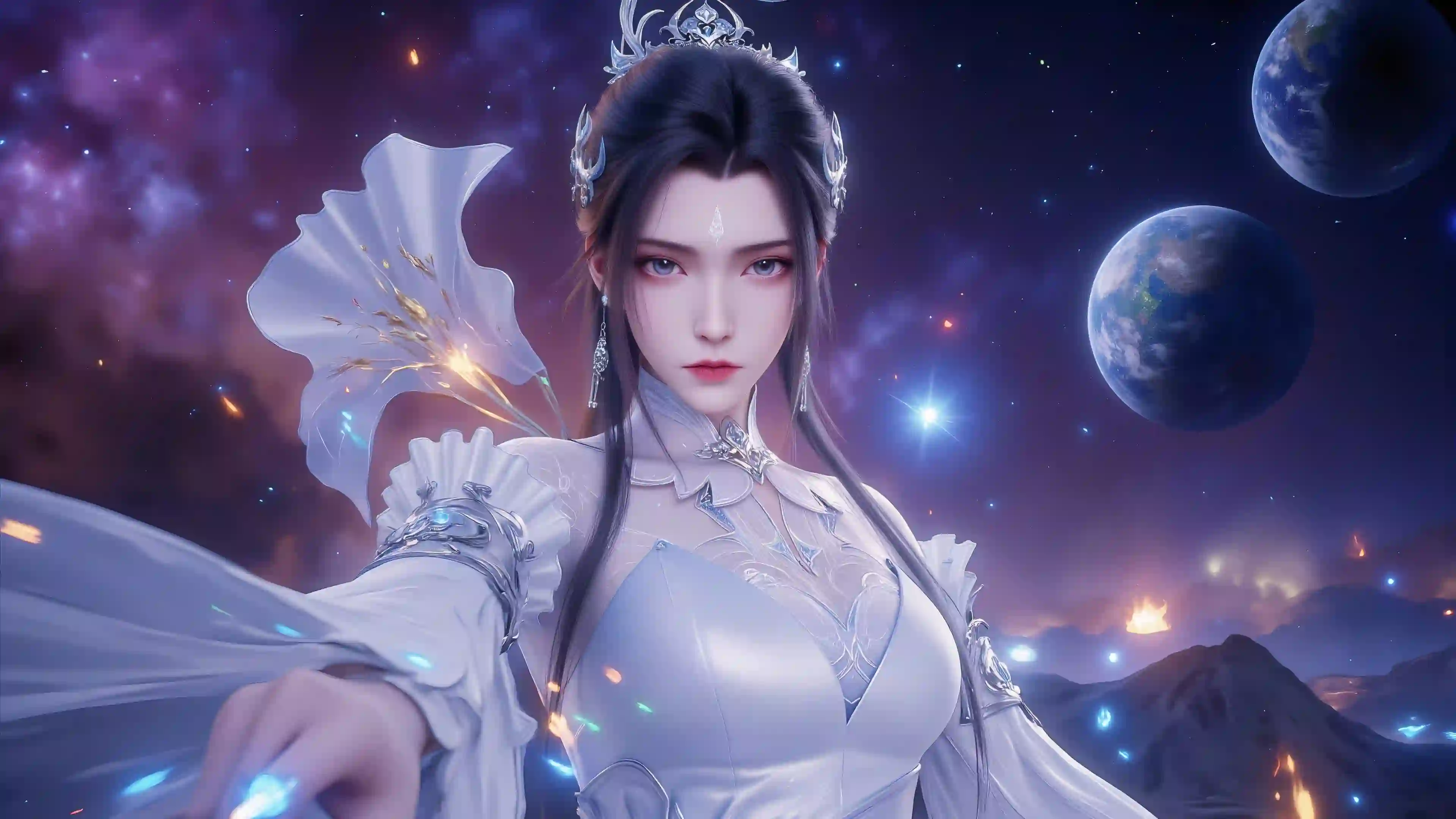 诛仙角色 陆雪琪 长发美女 冰冷仙子 星球