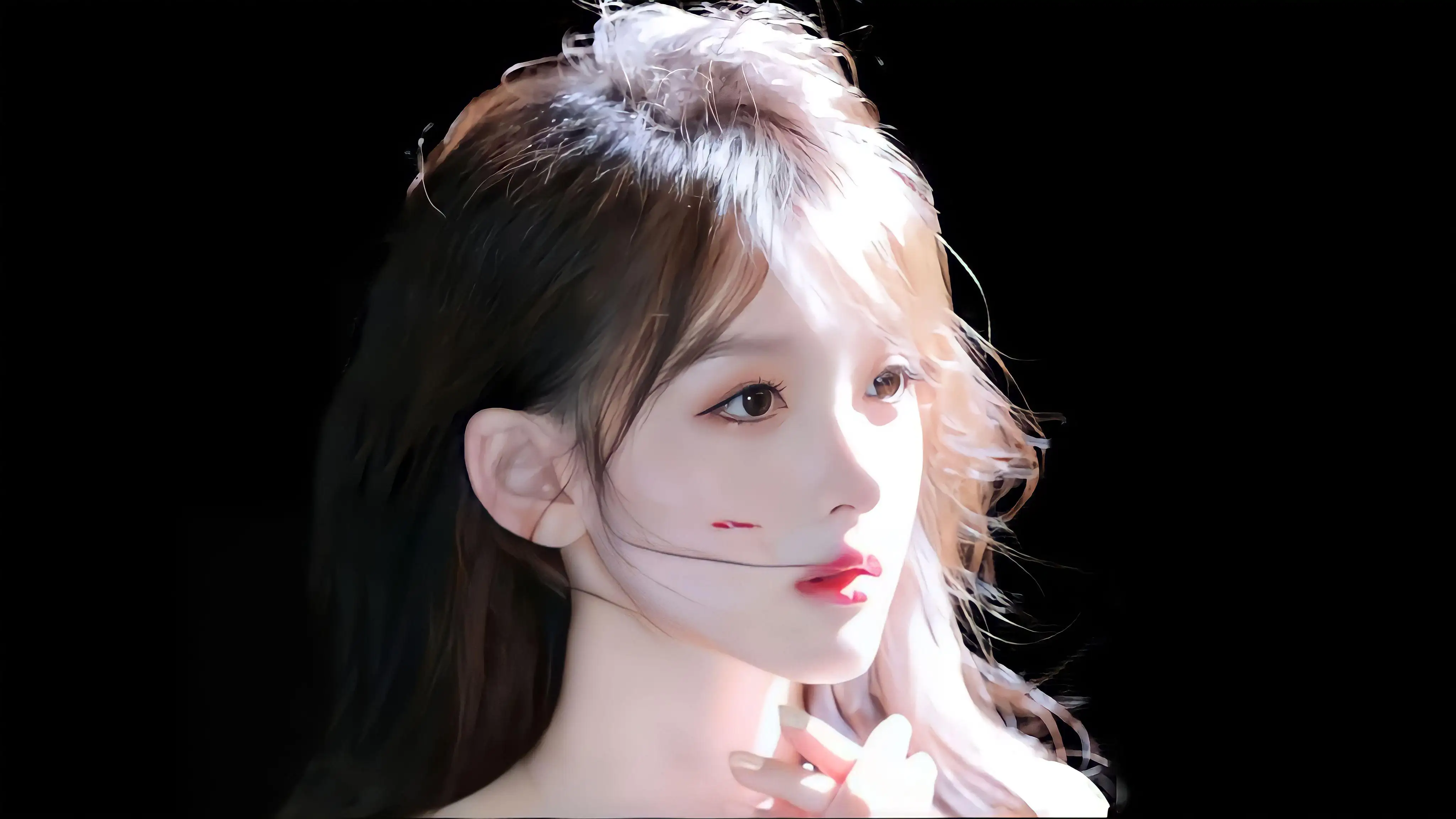 唯美清纯长发美女