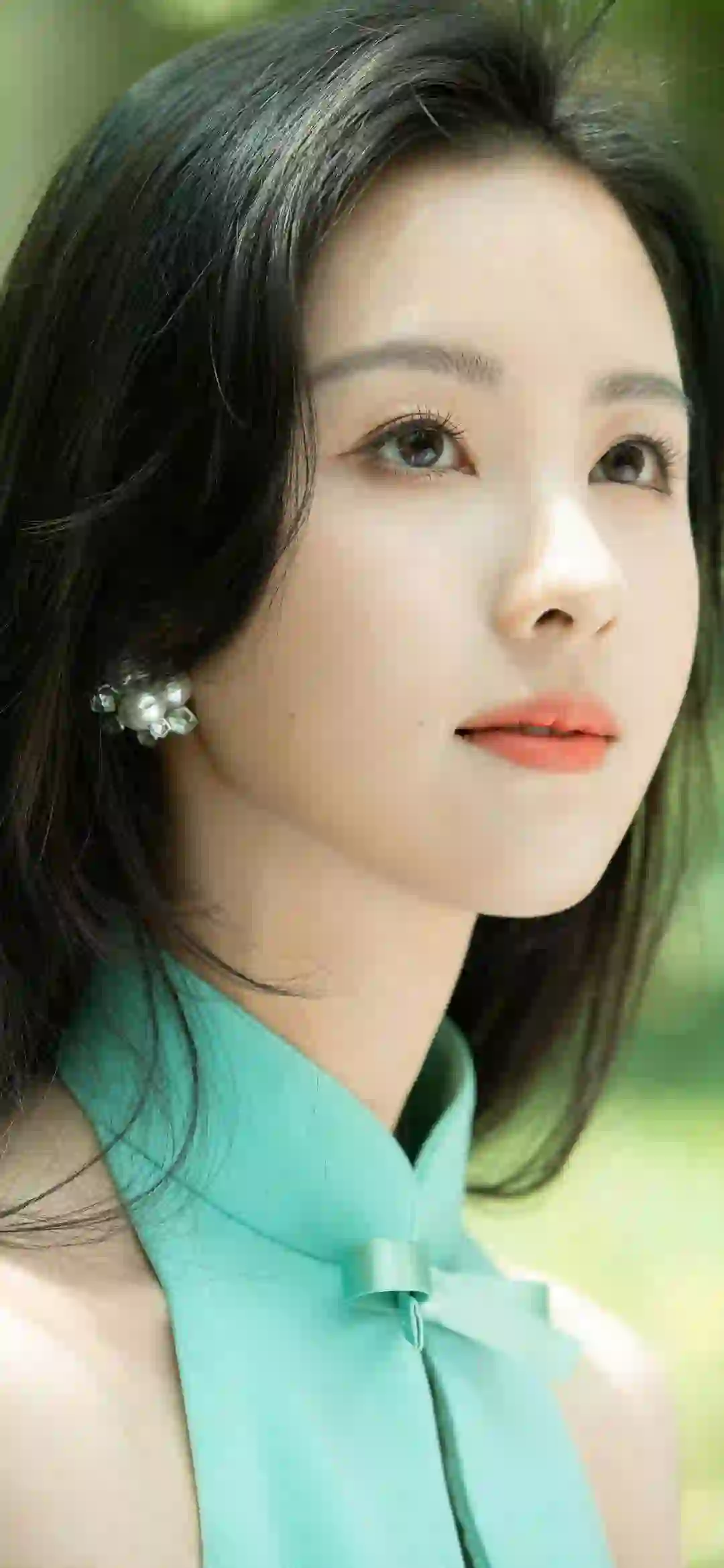 长发美女 陈都灵 户外 写真