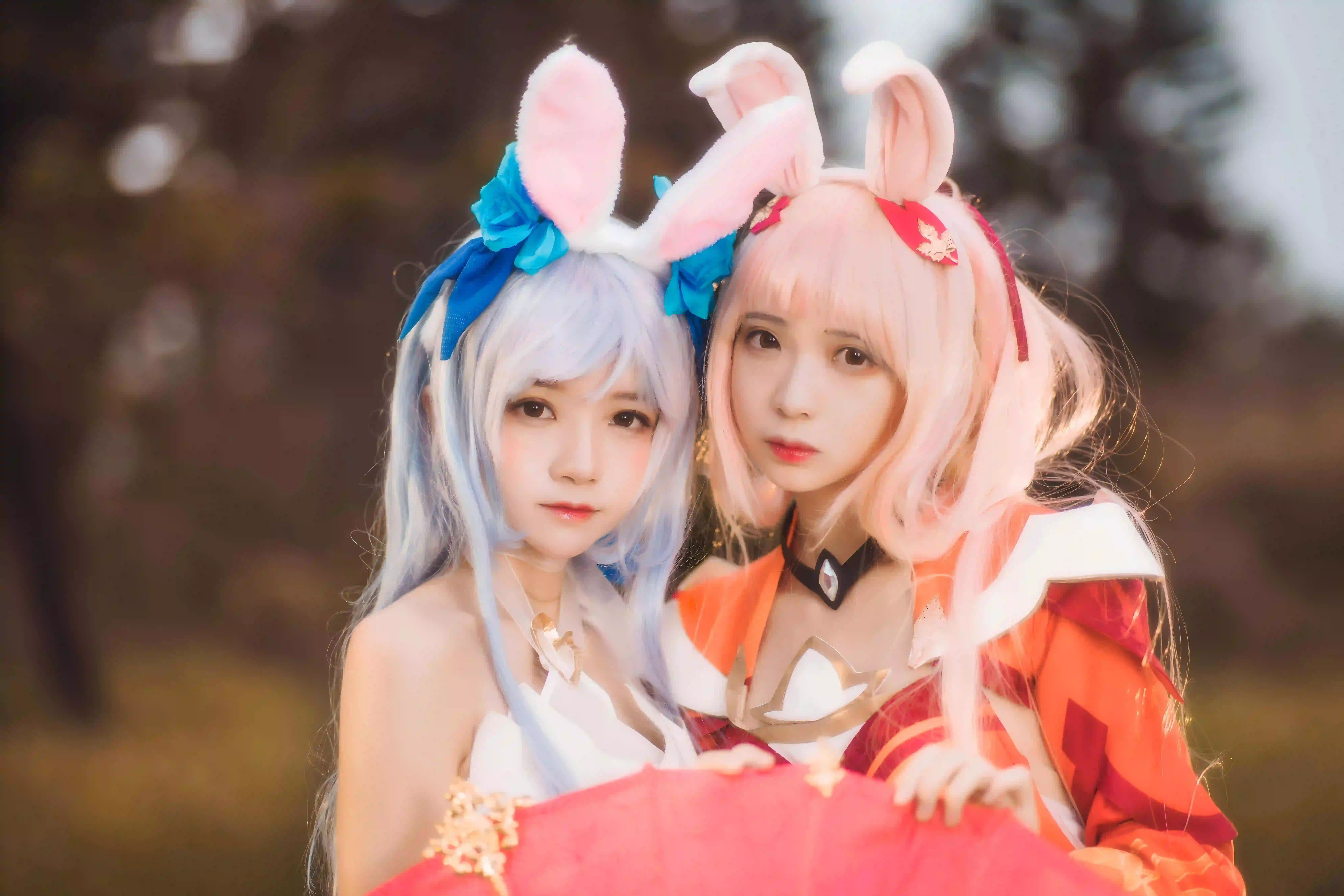 coser 户外 暖色调 美女