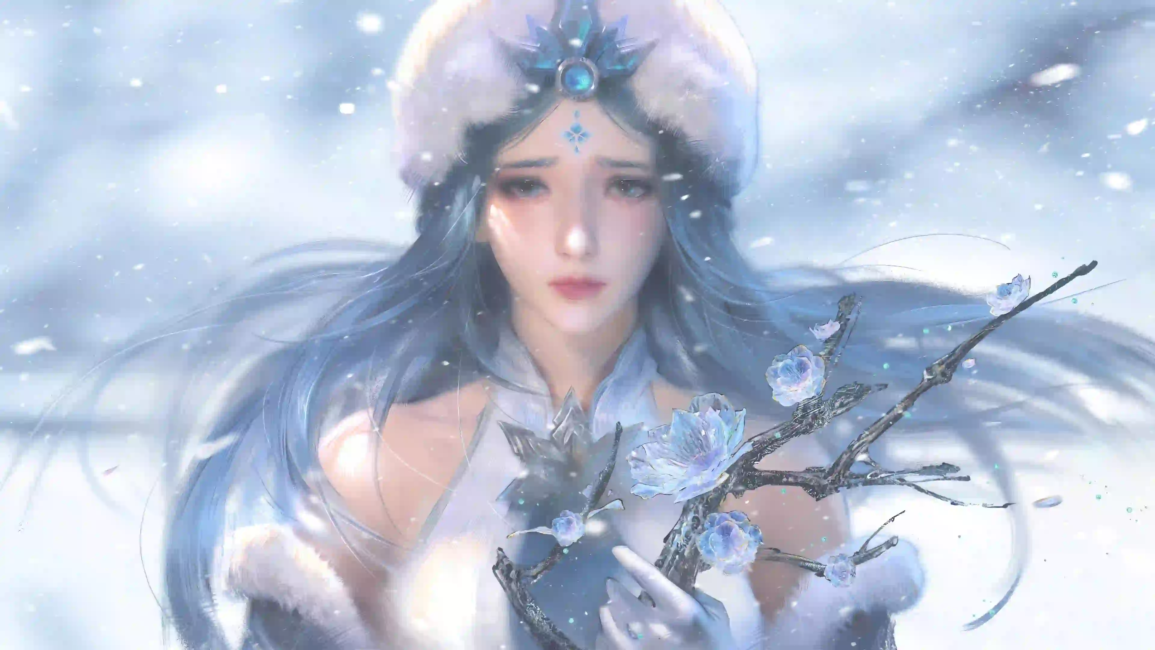王者荣耀世界王昭君 雪地