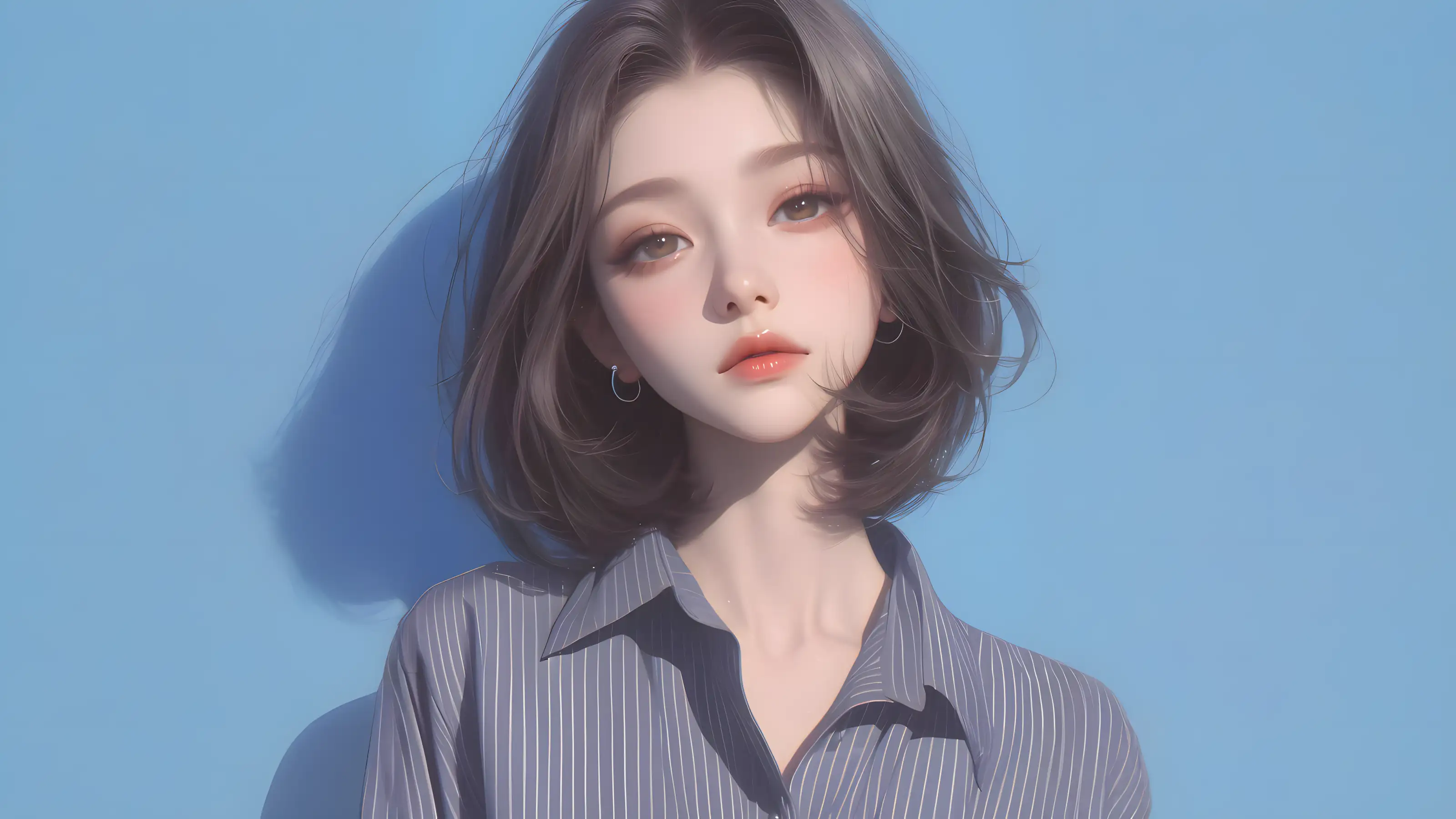 短发时尚可爱美女｜职业装