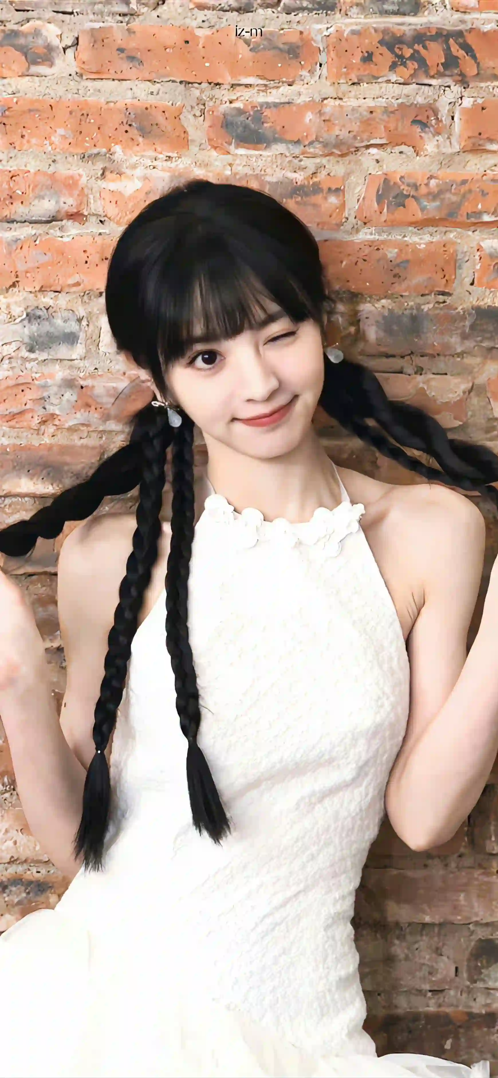 马尾女孩 白色长裙美女 户外写真 田曦薇