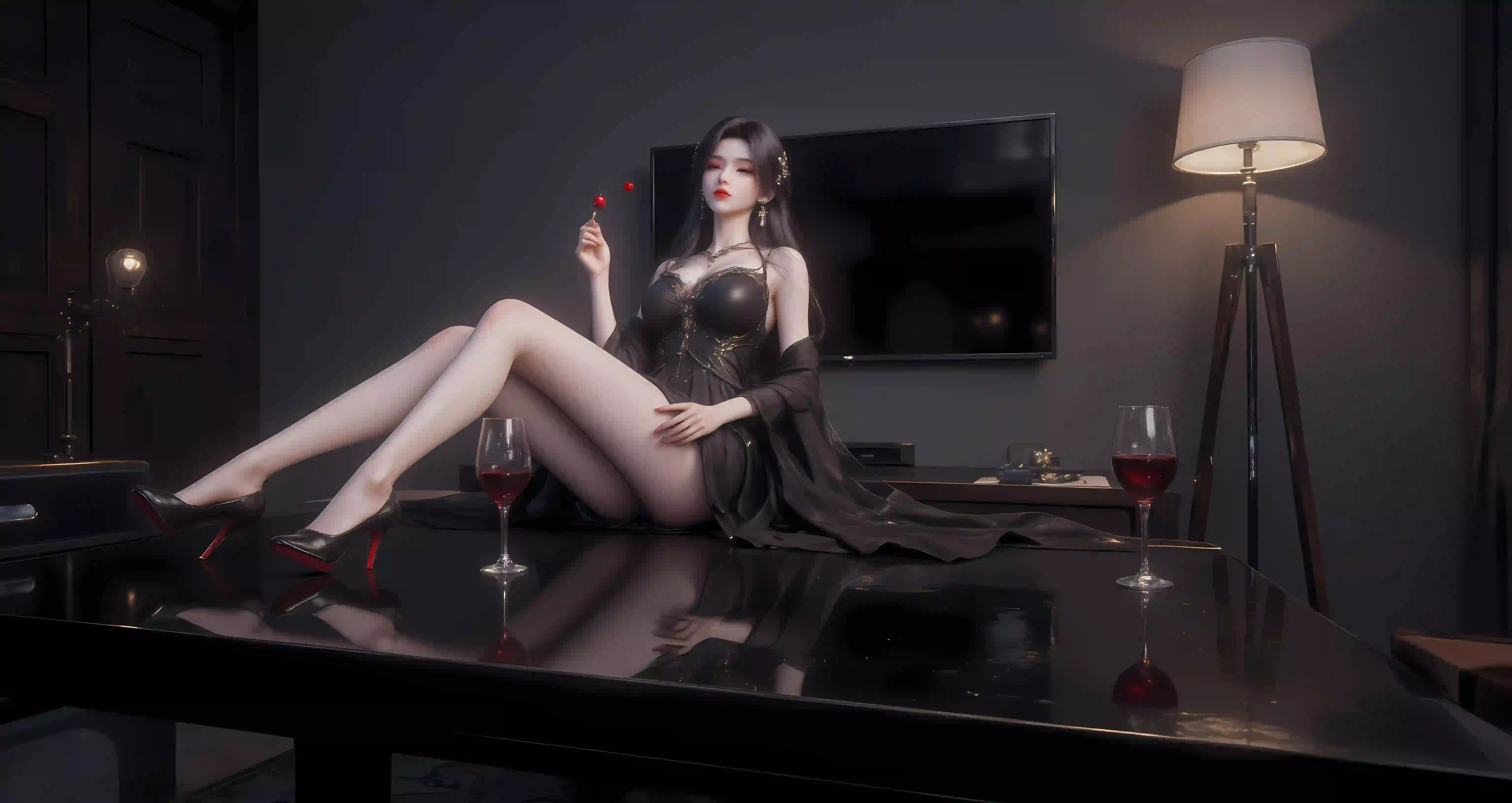 ai 长腿性感美女 御姐 美腿 大长腿