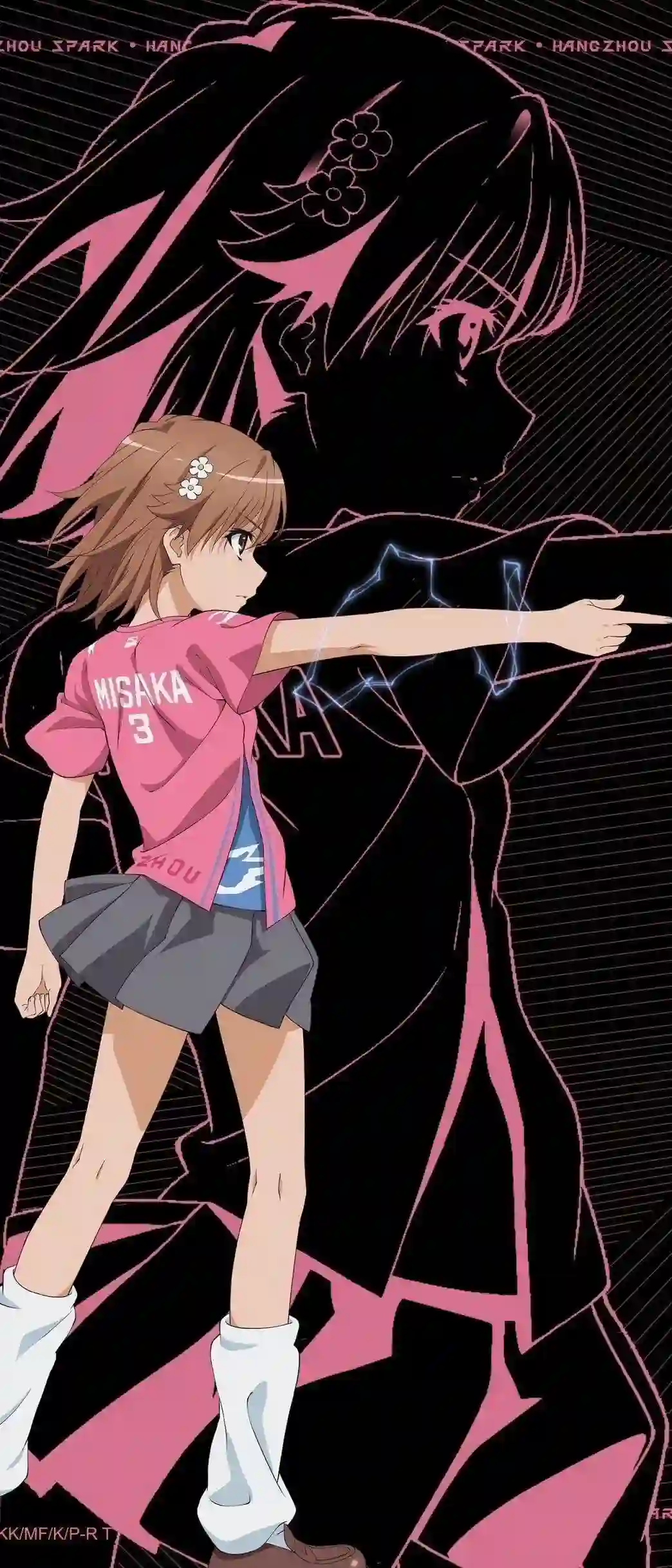 动漫女孩 二次元女孩 粉红色衣服 线条