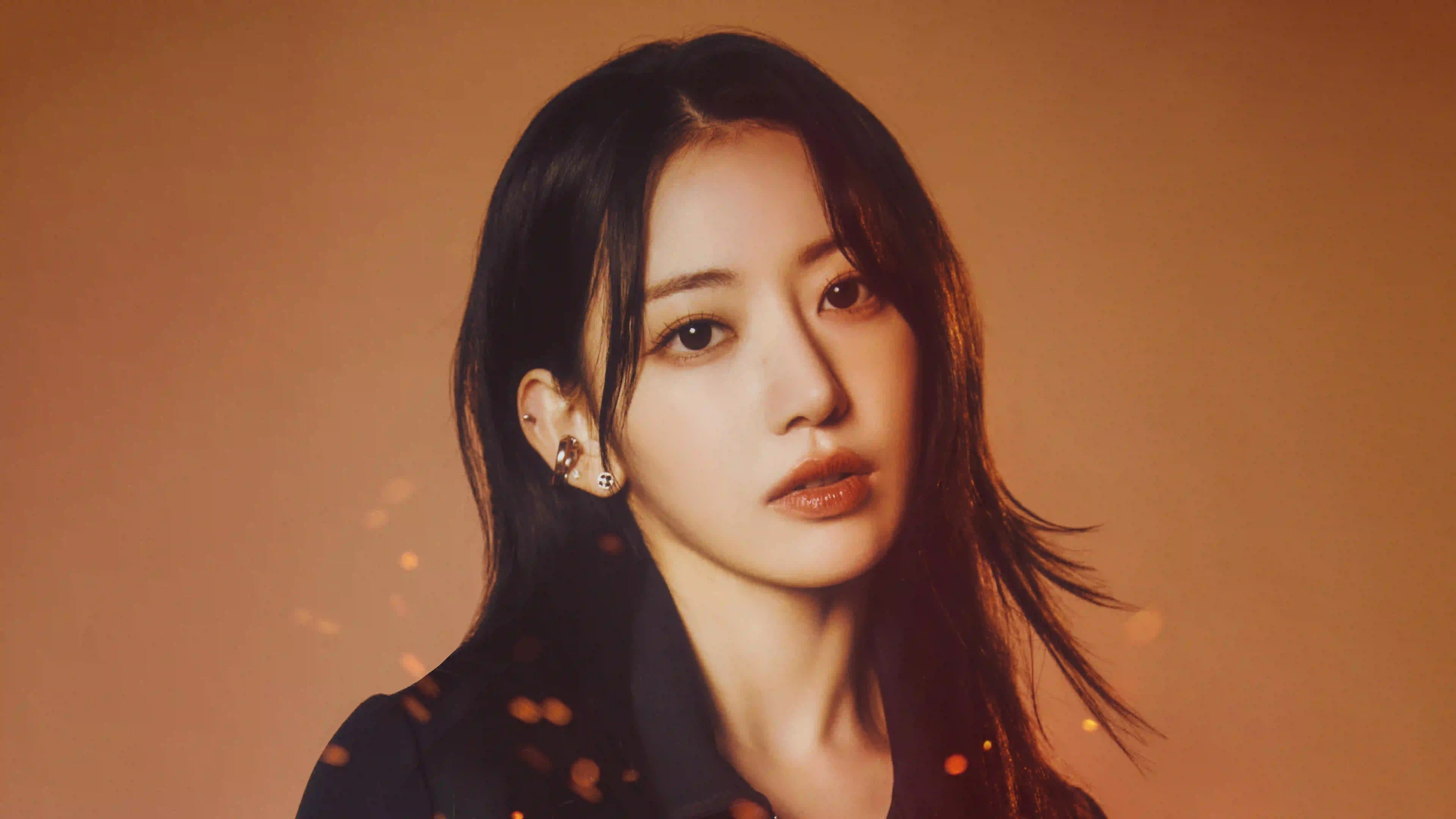 韩国美女 长发美女 性感 写真 暖色调