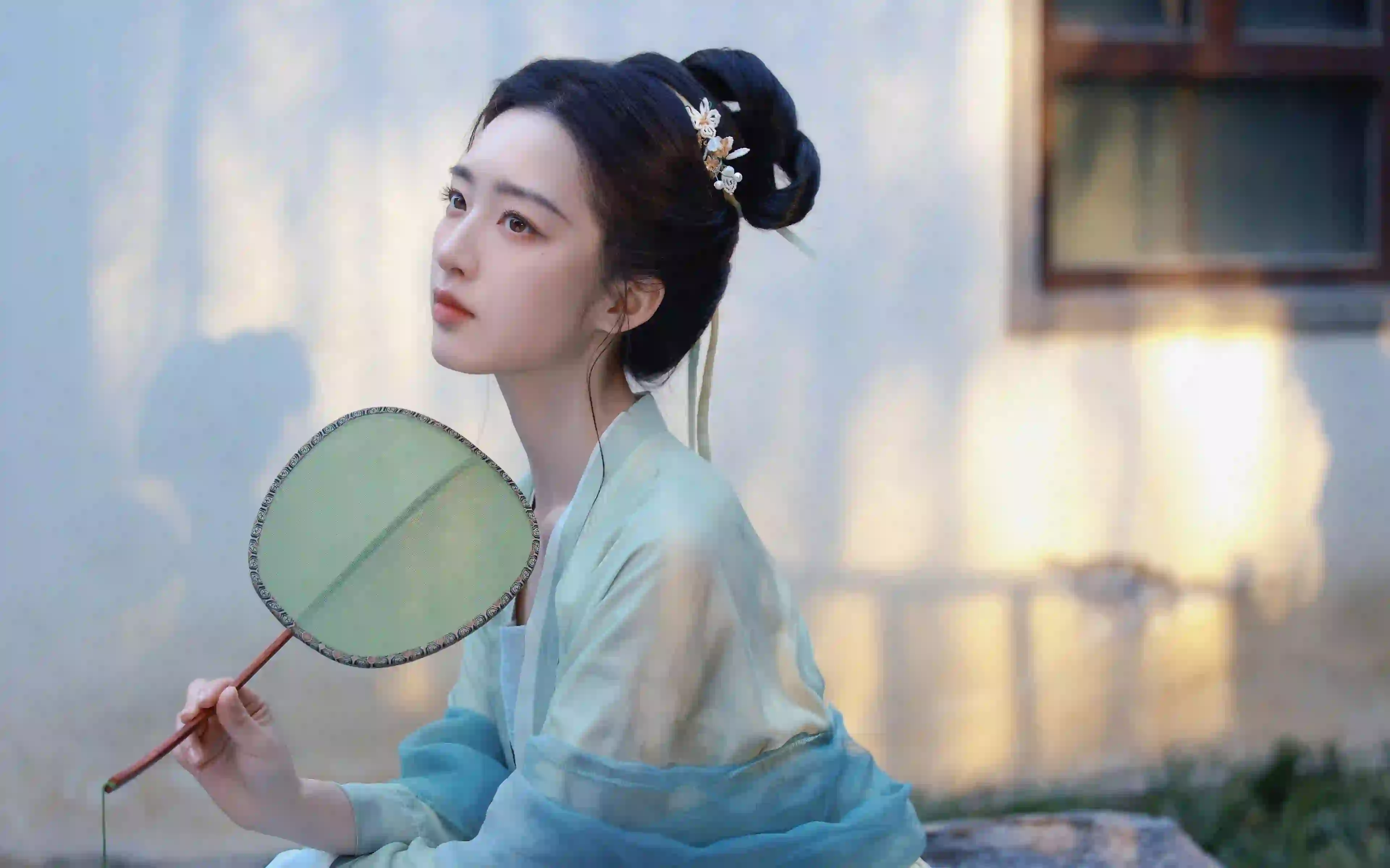 古风美女邓恩熙 小扇子 古风美女