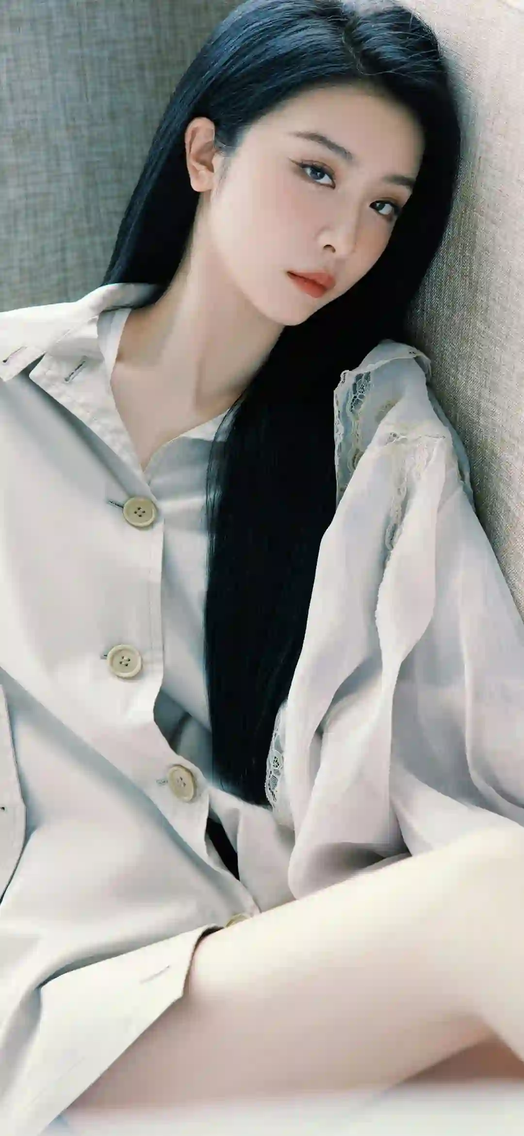 性感长发美女 长腿美女 居家写真
