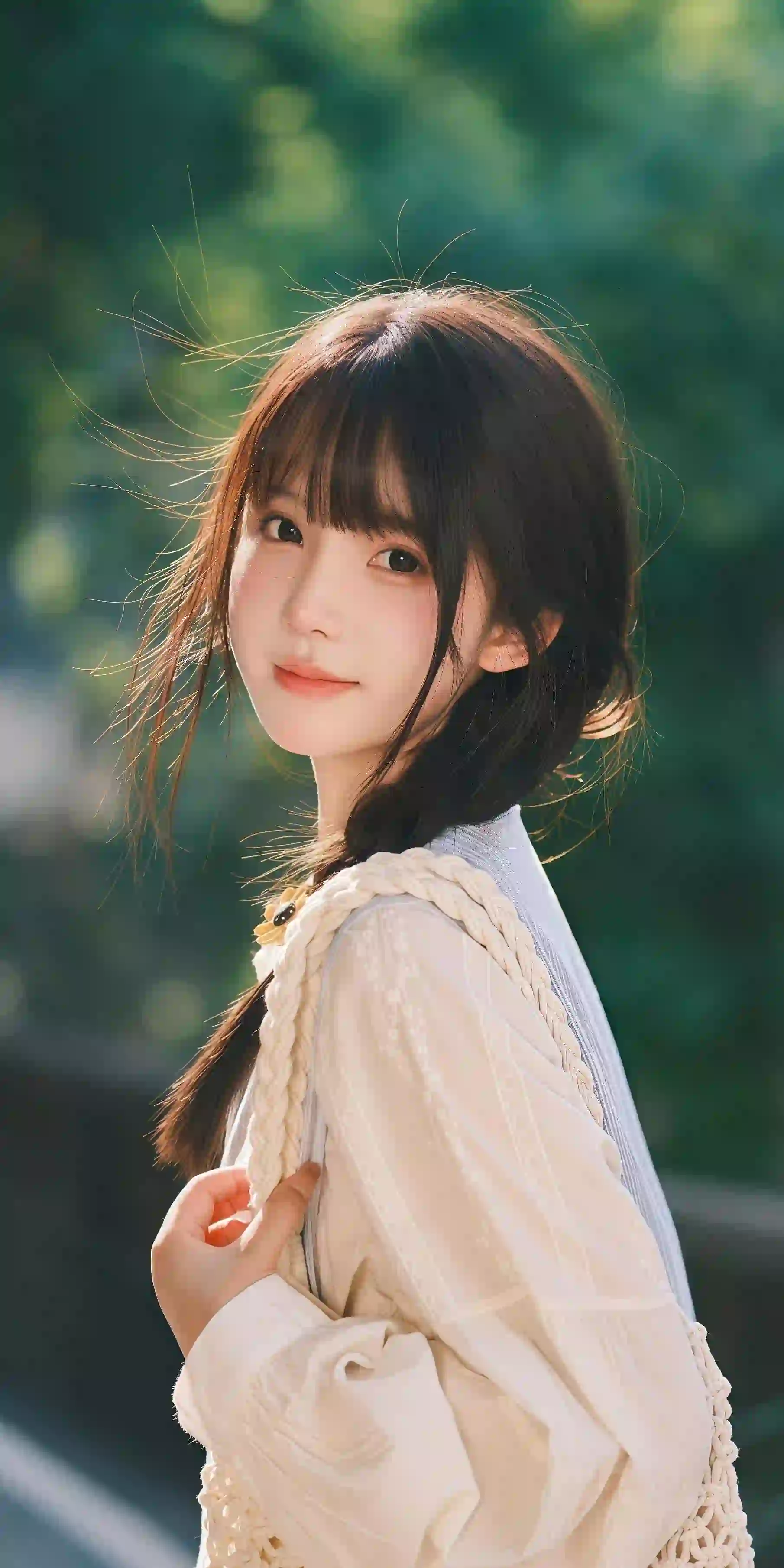 小清新 可爱女孩 温暖 清纯 甜美 唯美