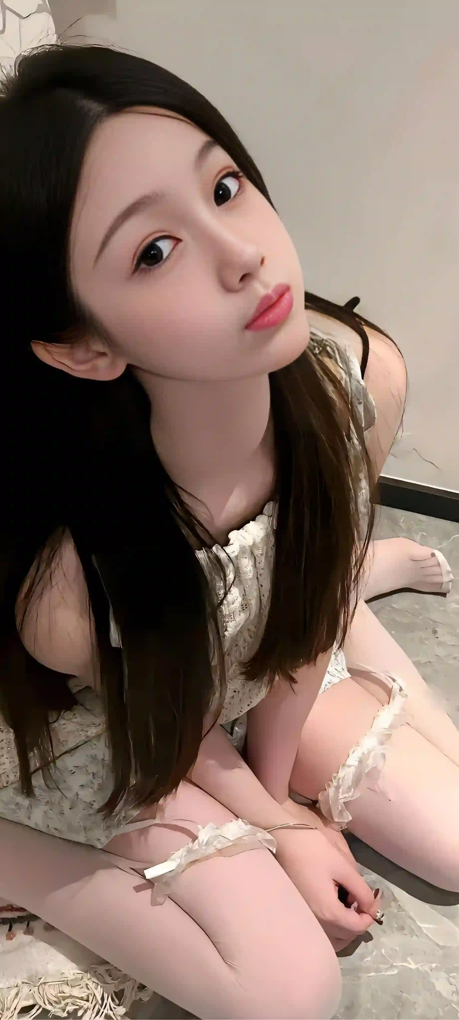 可爱性感美女 居家写真 长腿美女