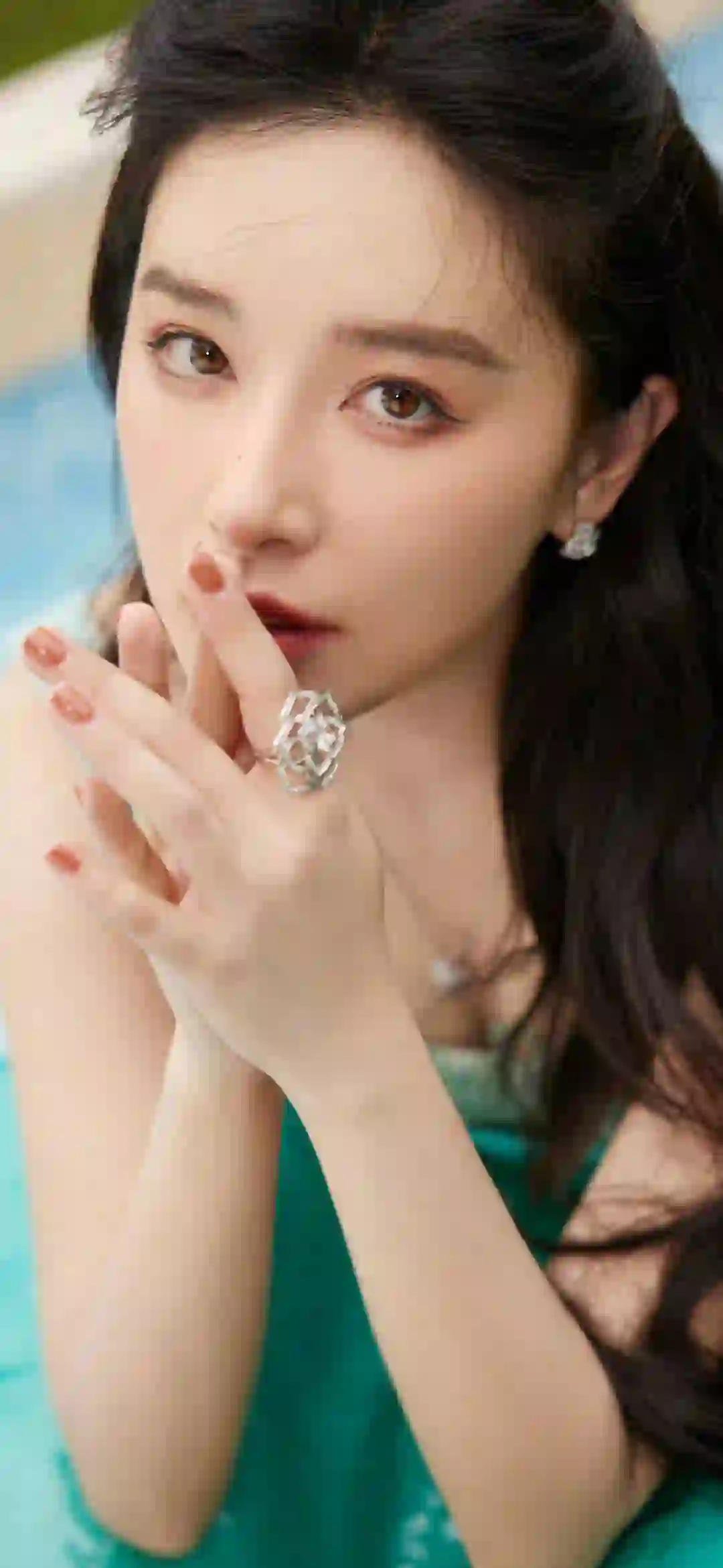 明星美女 阚清子 泳池