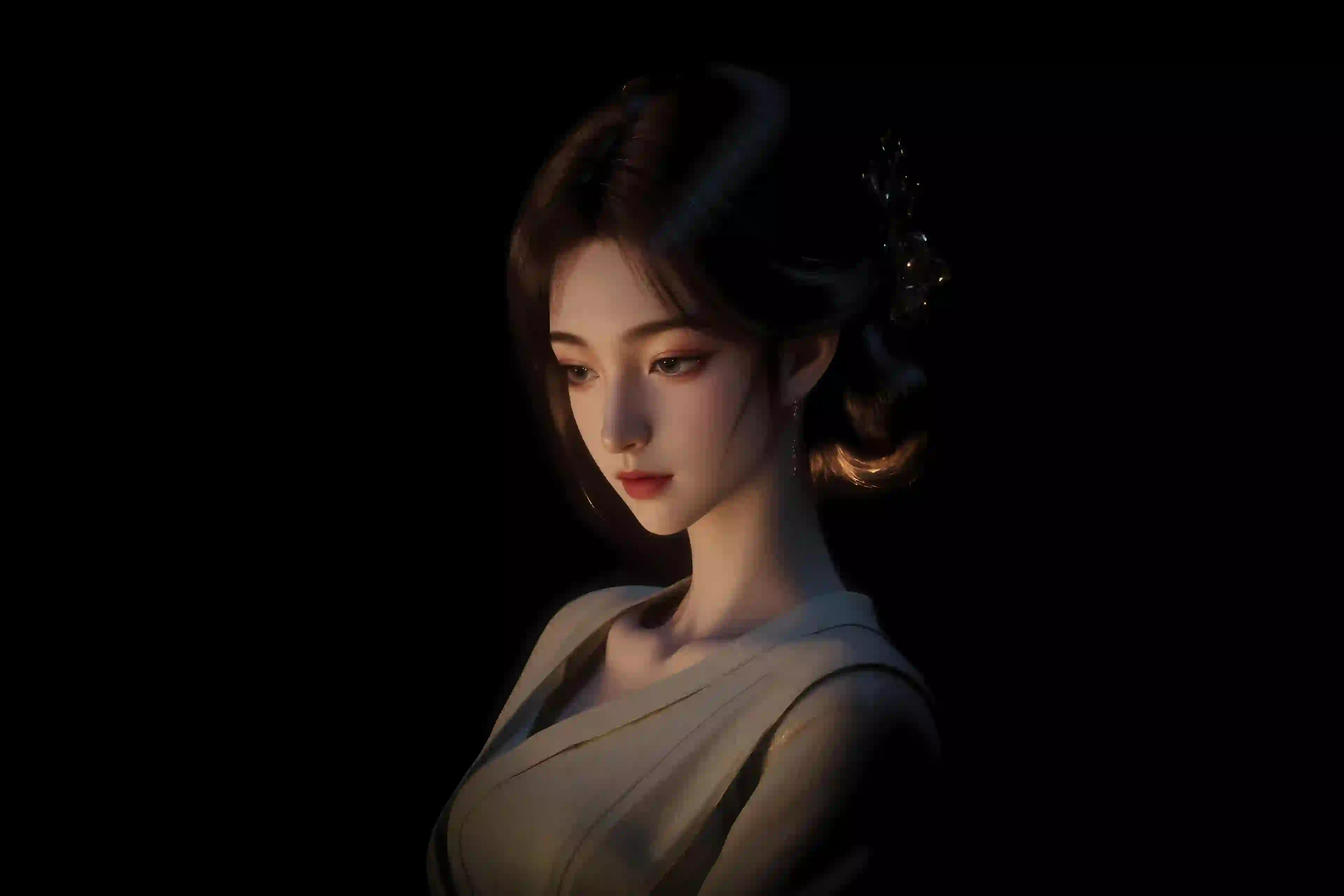 凡人修仙传梅凝 女神 暗黑背景 