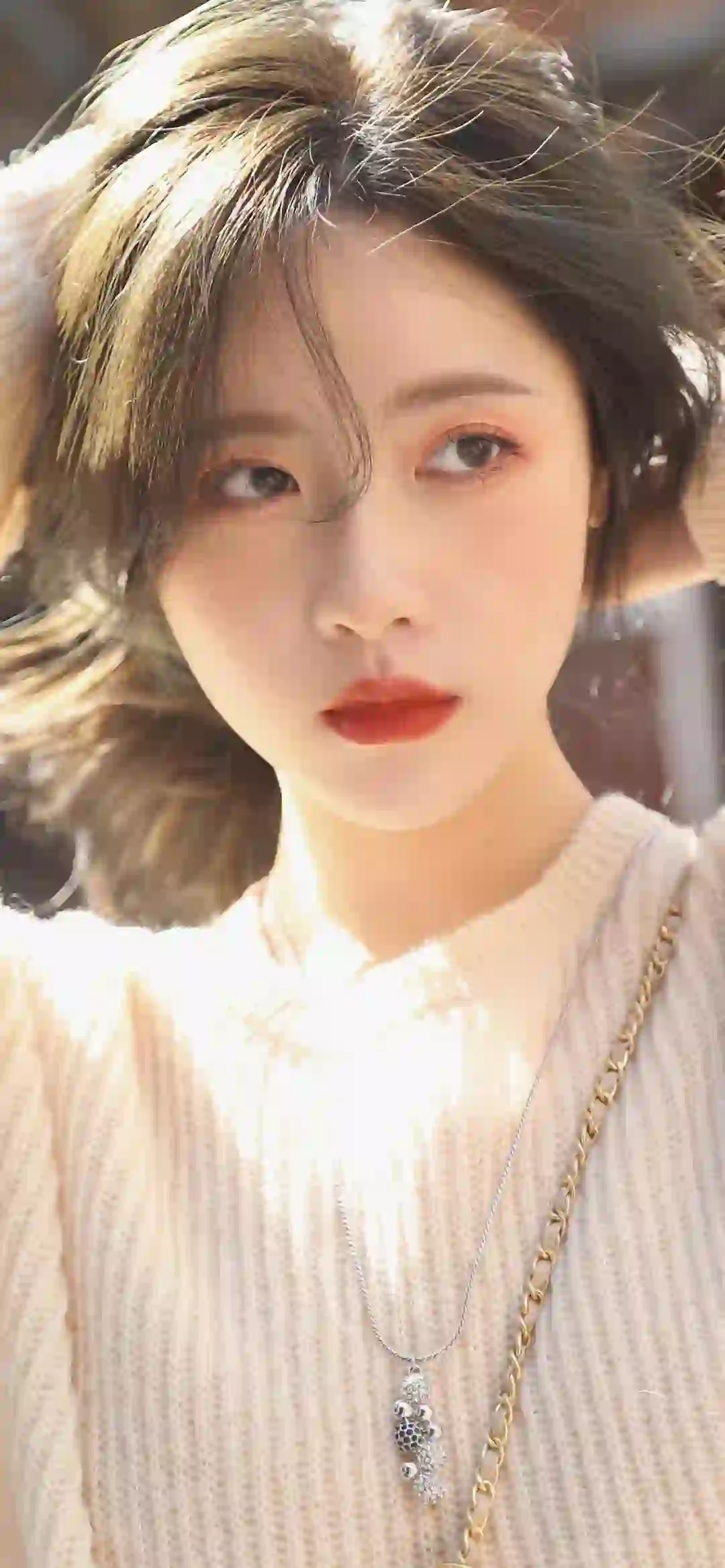 清纯美女 白色衣服