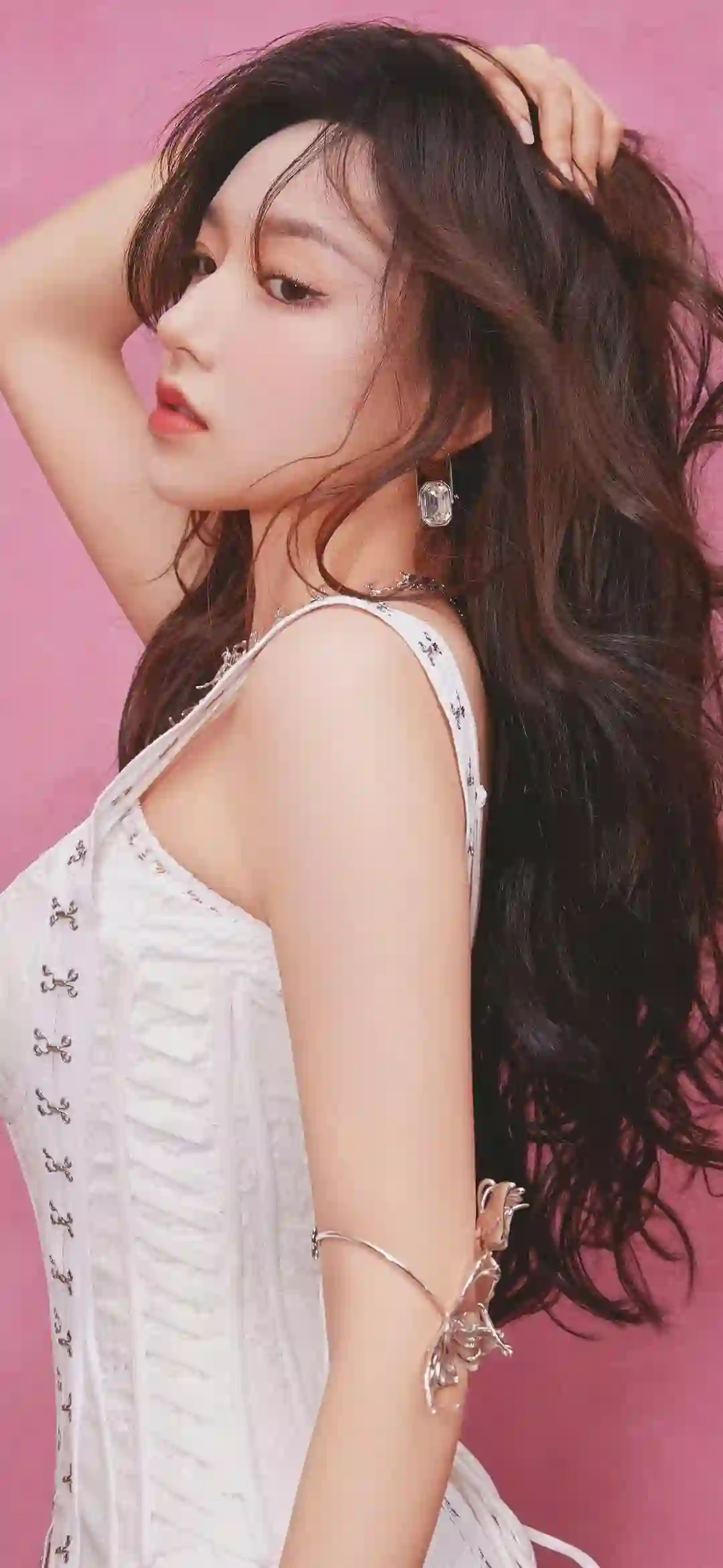 白裙性感美女
