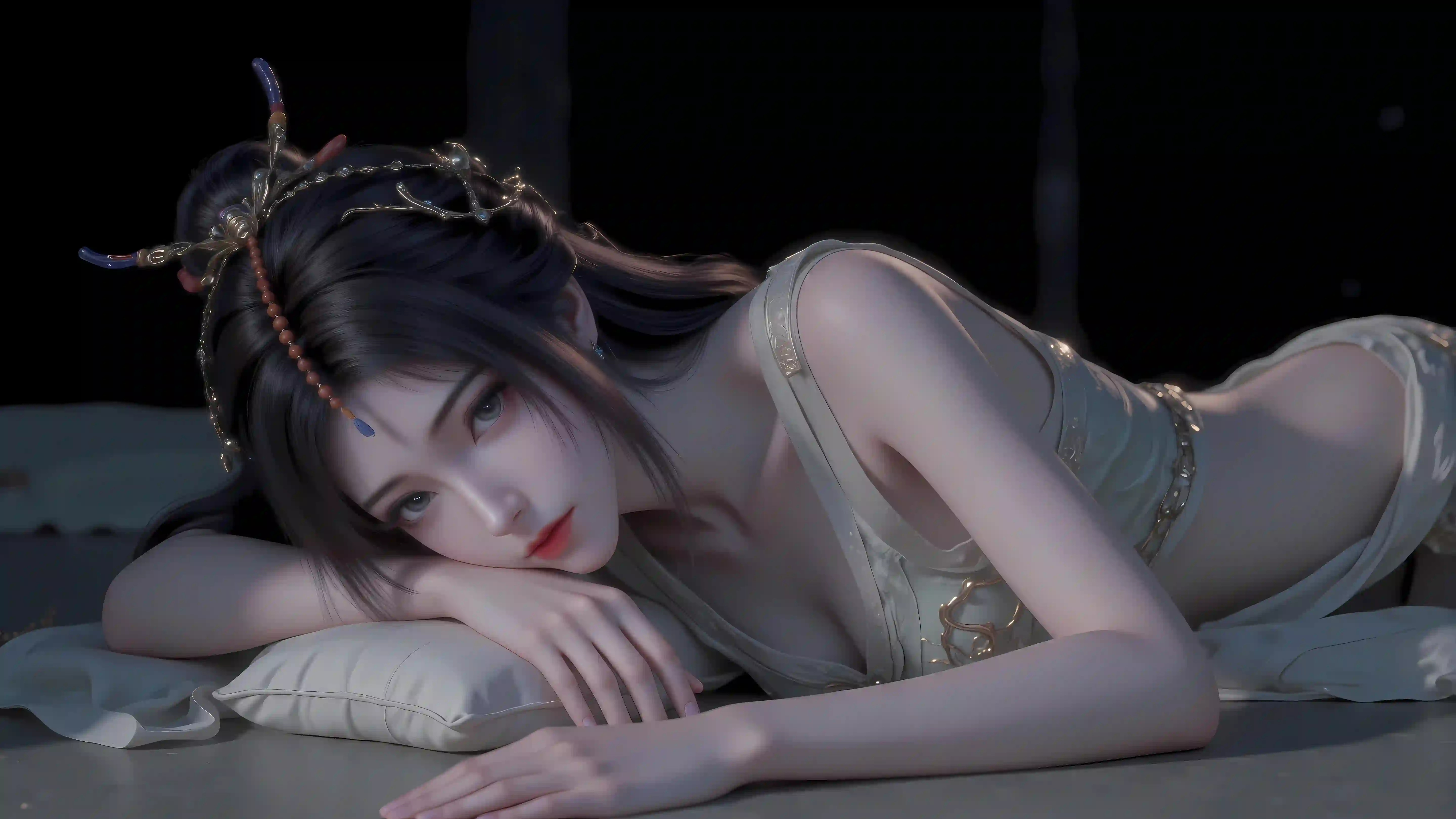 凡人修仙传 柳玉 长发性感美女 古风 AI 性感