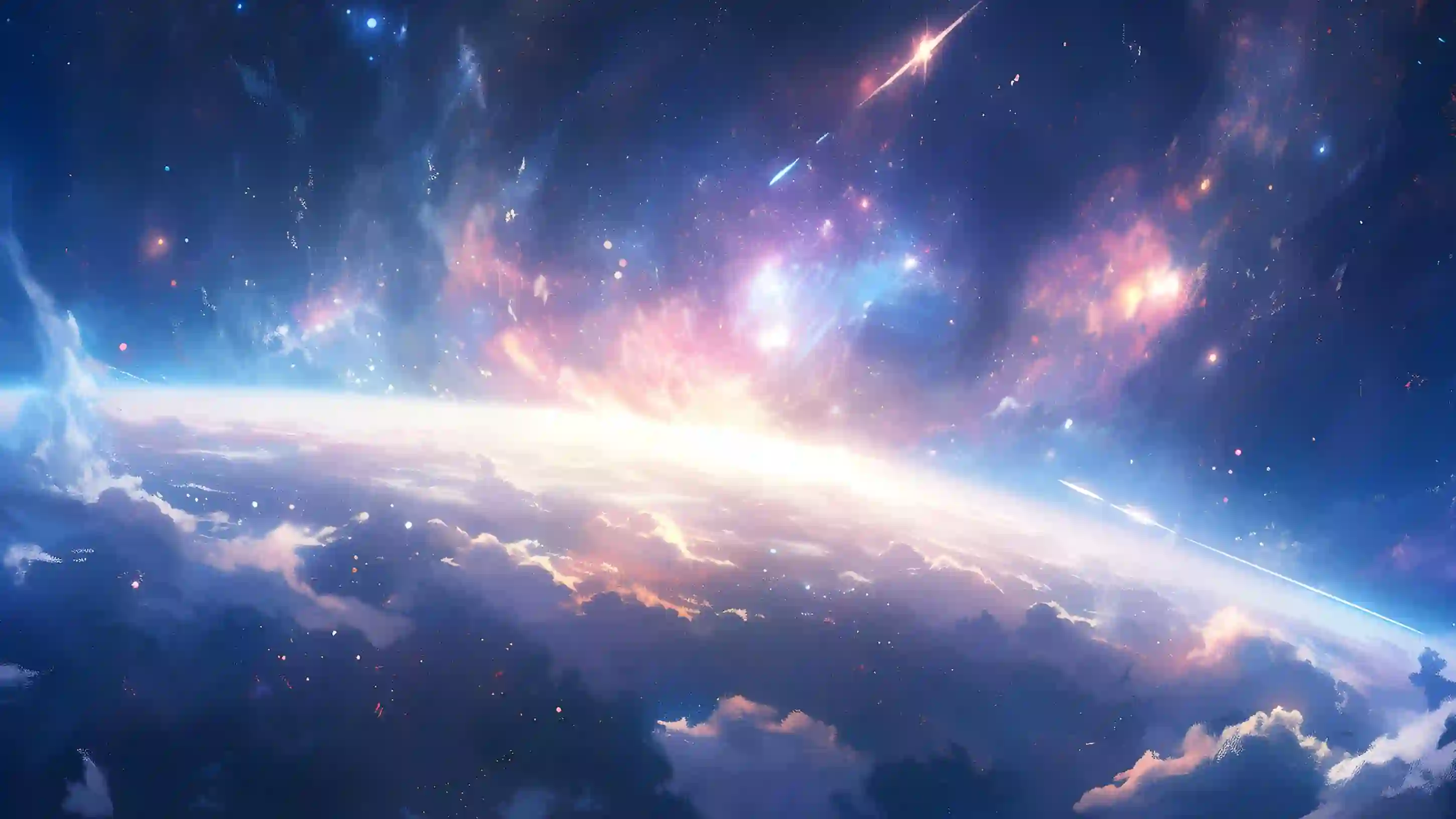 星空 流星 梦幻 宇宙 壁纸