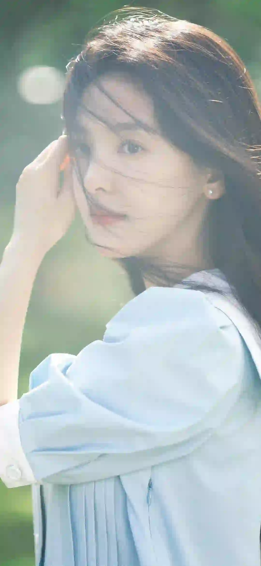 章若楠 长发清纯美女 户外写真 可爱女孩