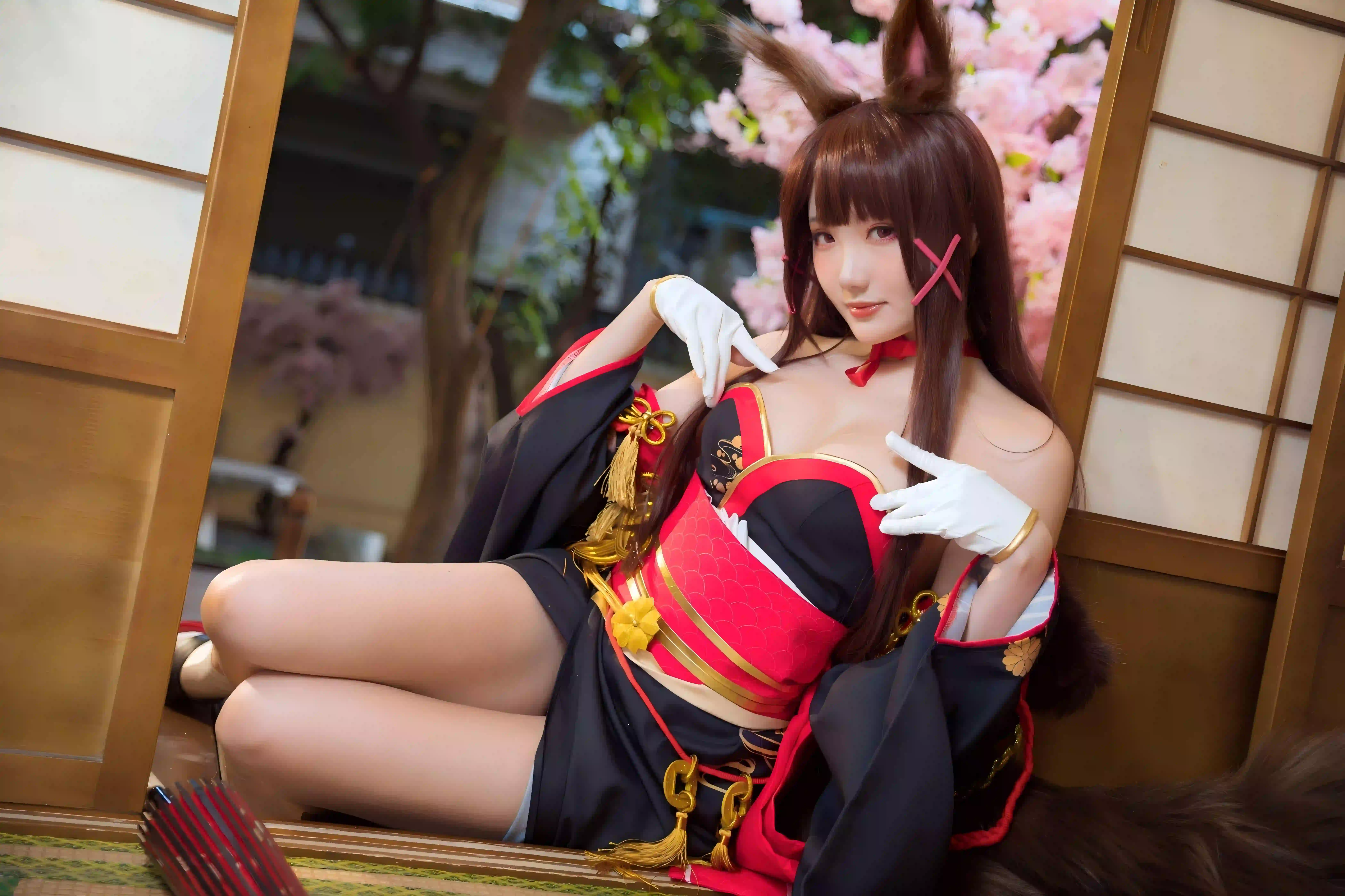 日式风格 和风 抹胸 性感美女 长腿美女