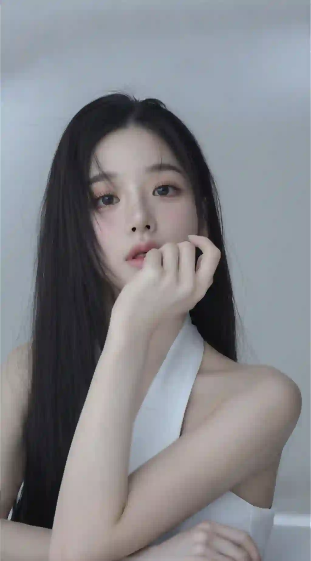 长发美女 清纯美女 温柔气质美女 白色衣服 迷人 长发清纯美少女 3