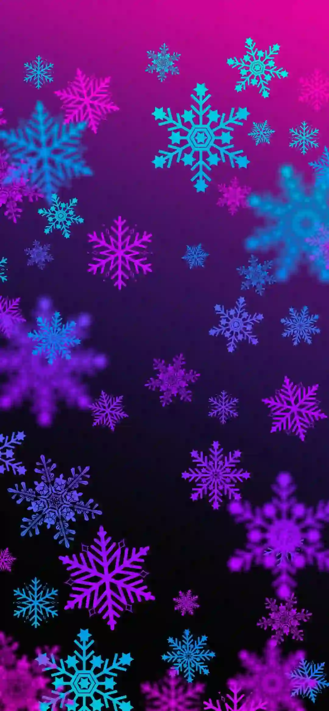 雪花 彩色雪花