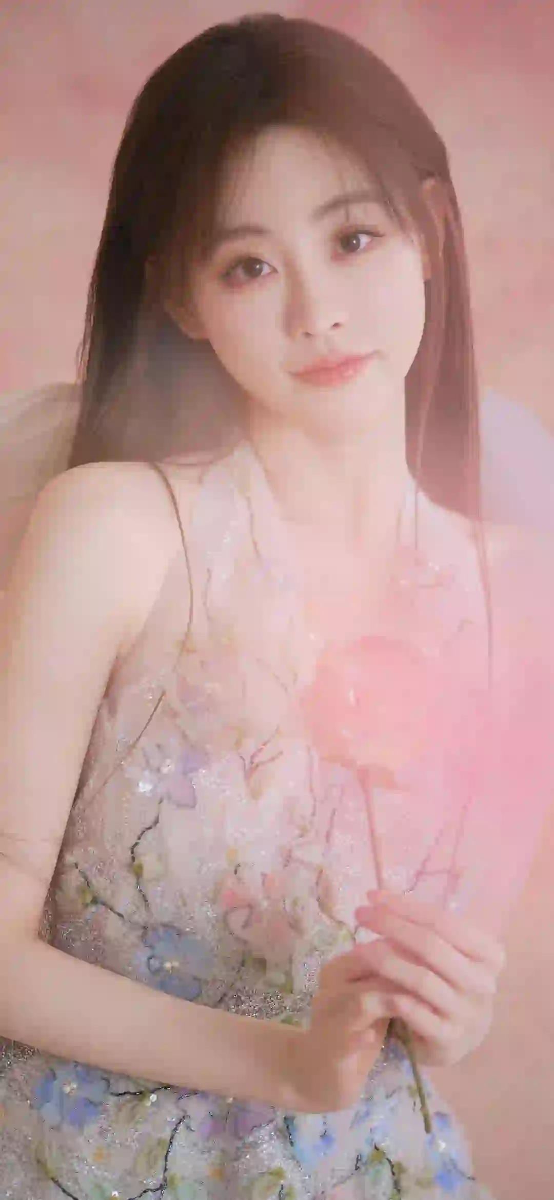 长发清纯美女 祝绪丹 可爱女孩 甜美 微笑