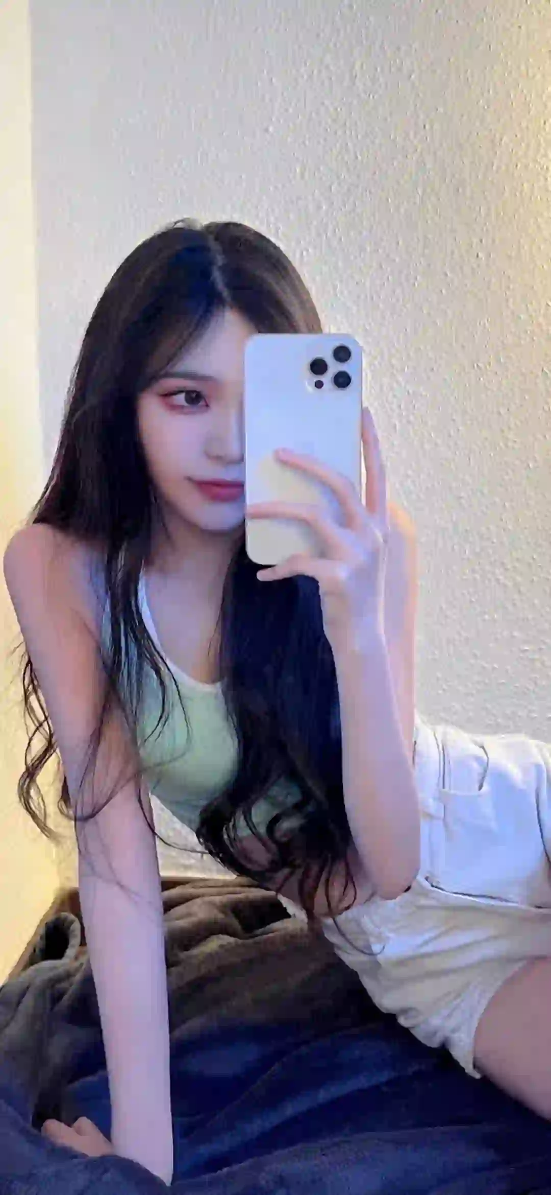 长发美女 居家 自拍 清纯