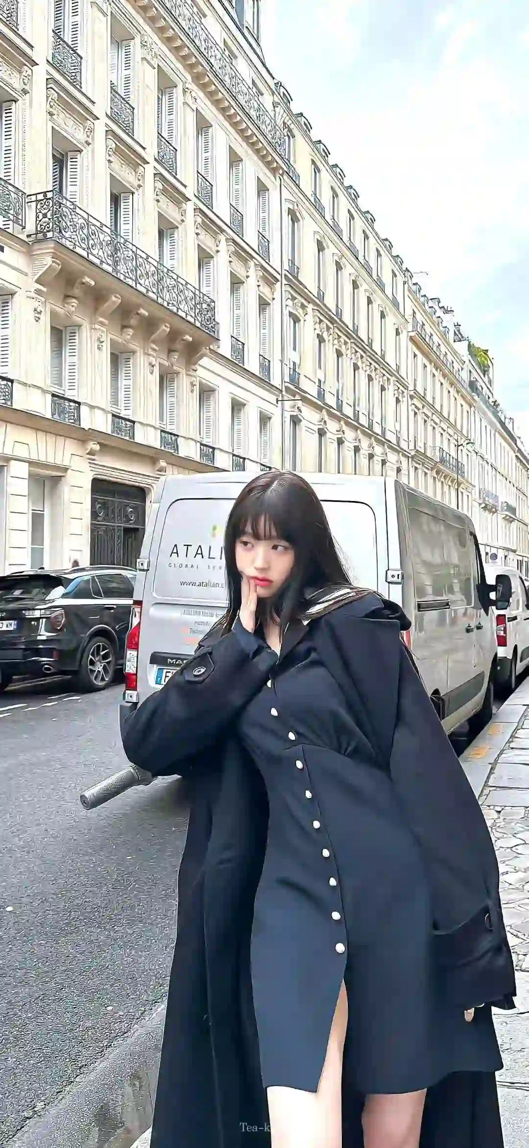 张元英 时尚穿搭 美腿