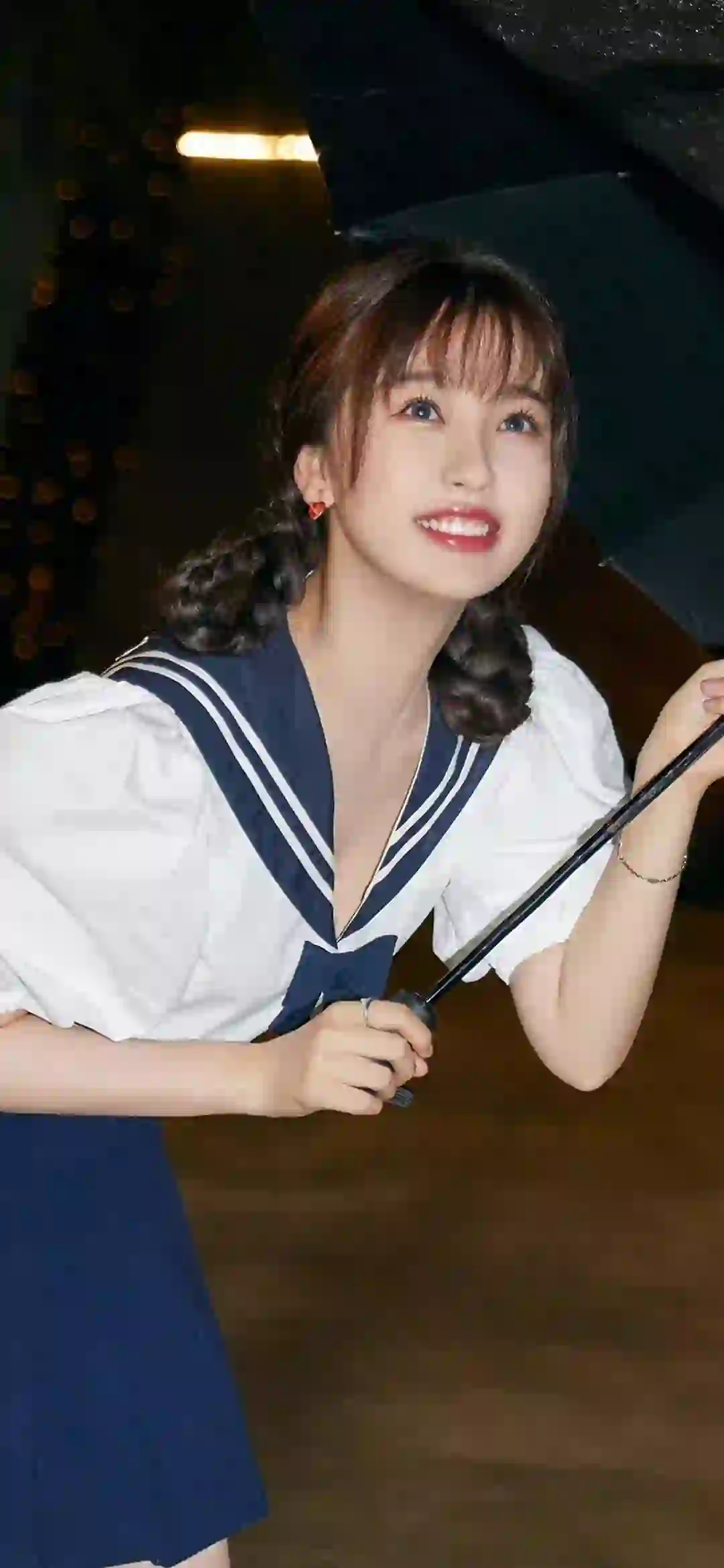 虞书欣 甜美女孩 jk装 甜美可爱女孩