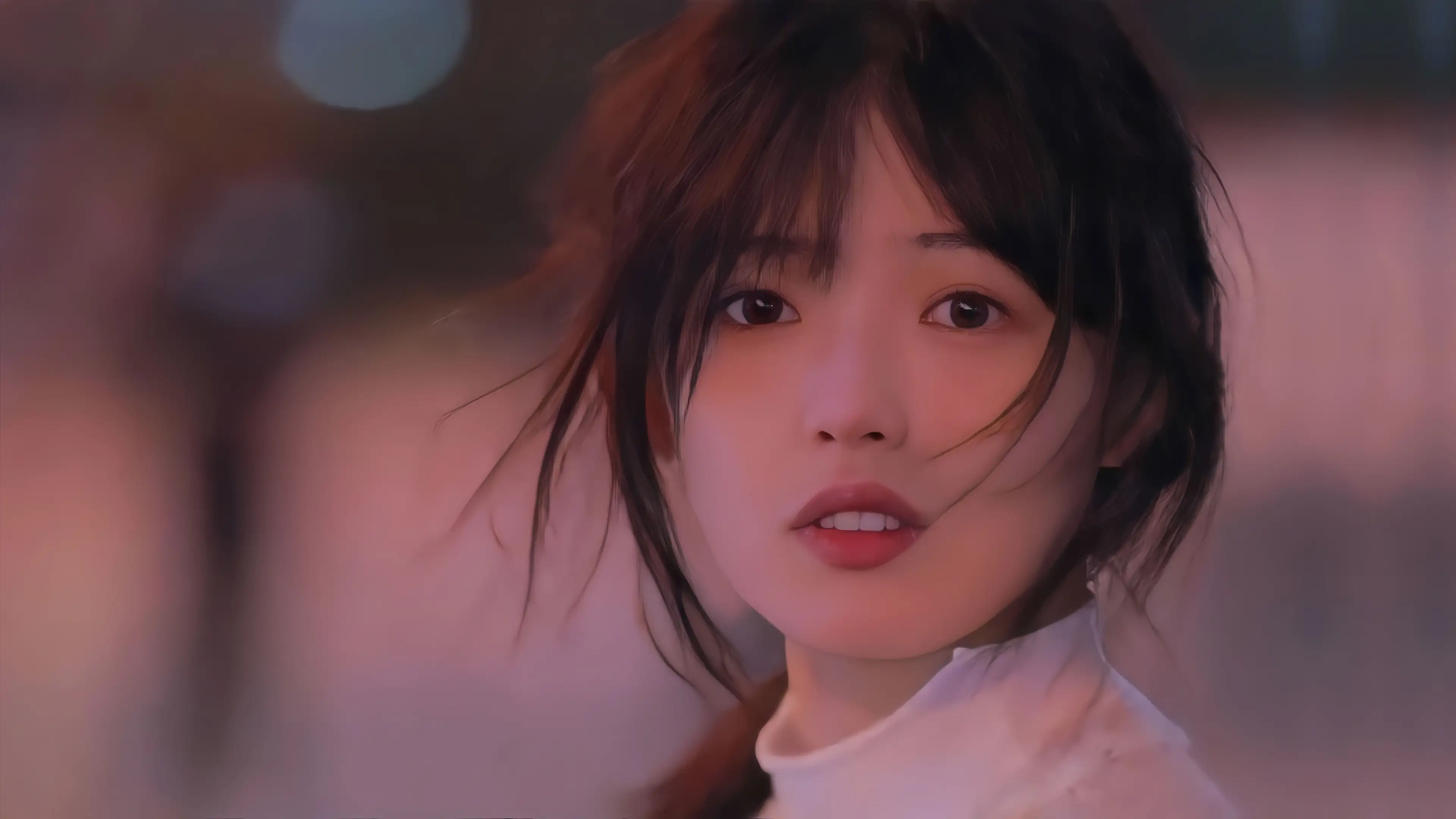 可爱唯美短发美女