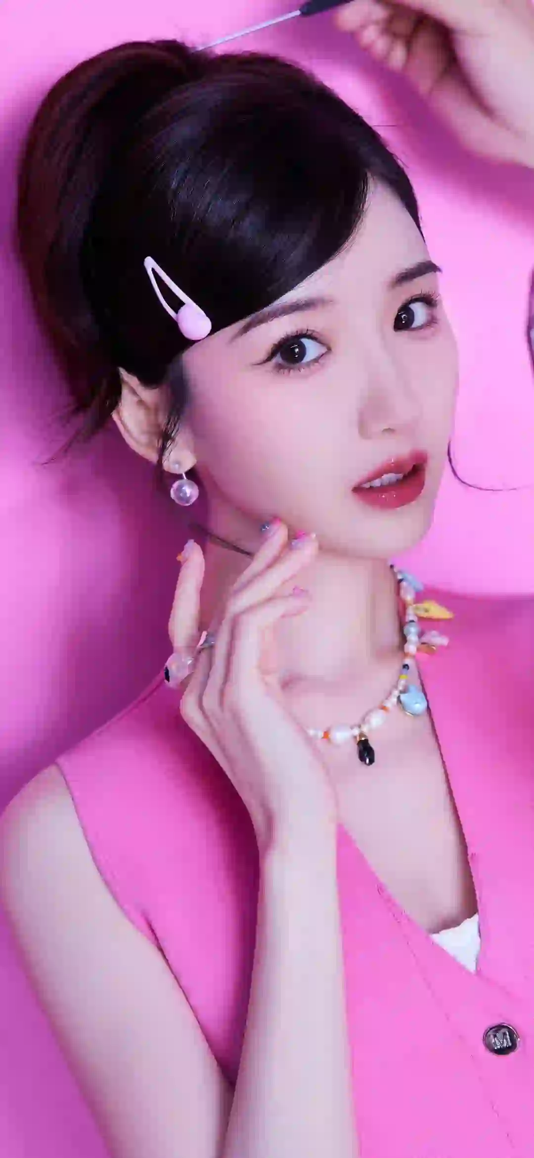 毛晓彤 粉红色 粉红色衣服 性感美女