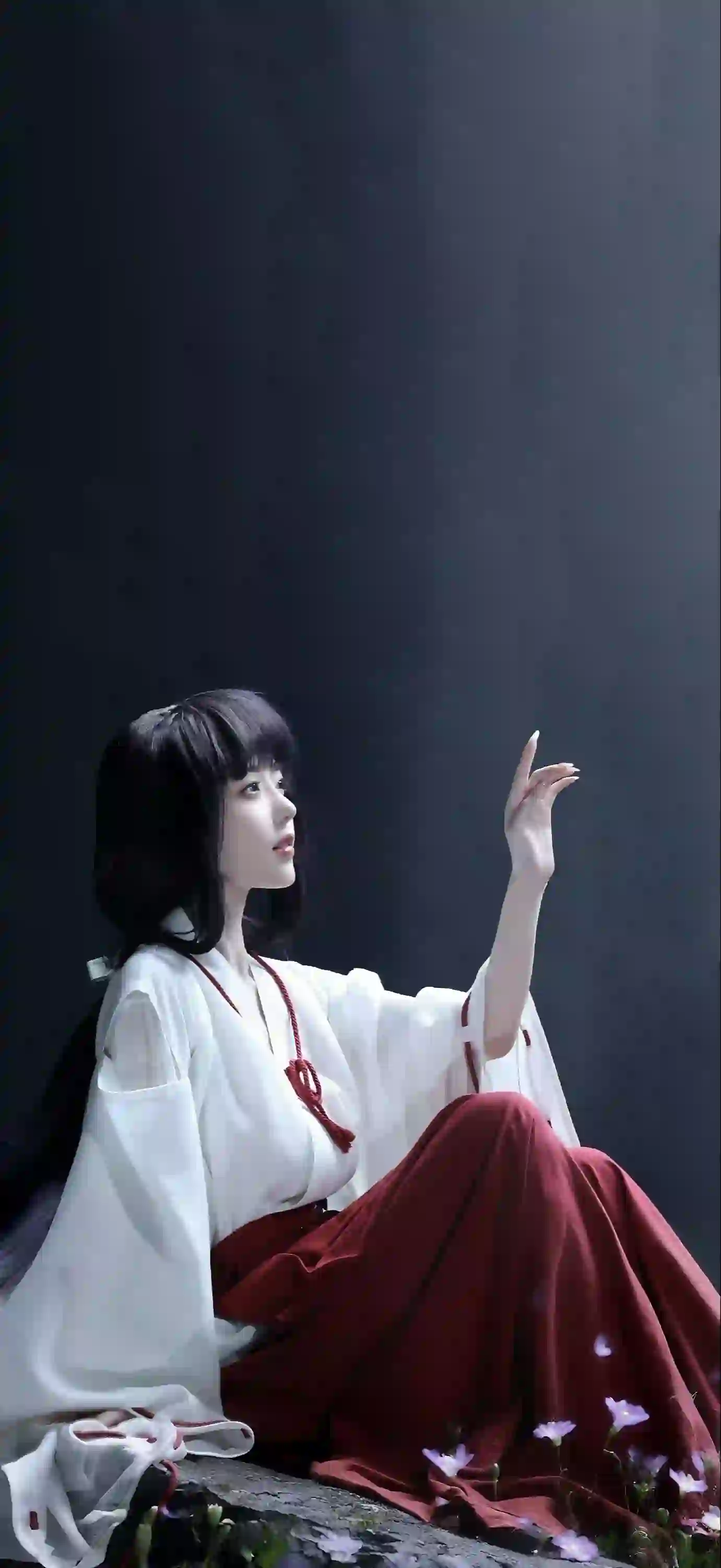 长发美女 和服穿搭 清纯美女 巫女
