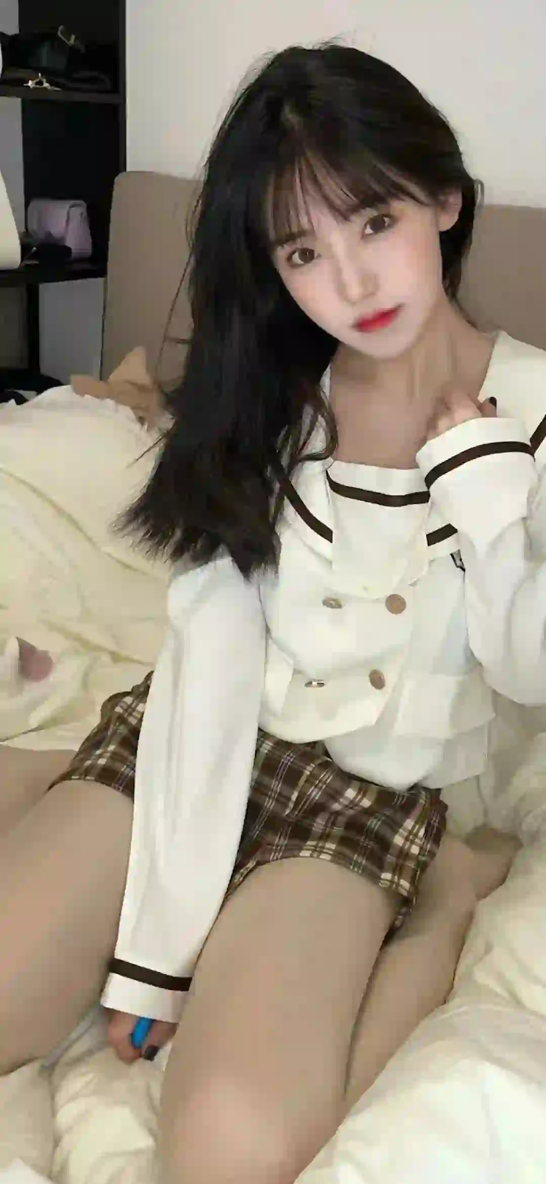 长发jk美女 居家写真 丝袜美腿 性感美女