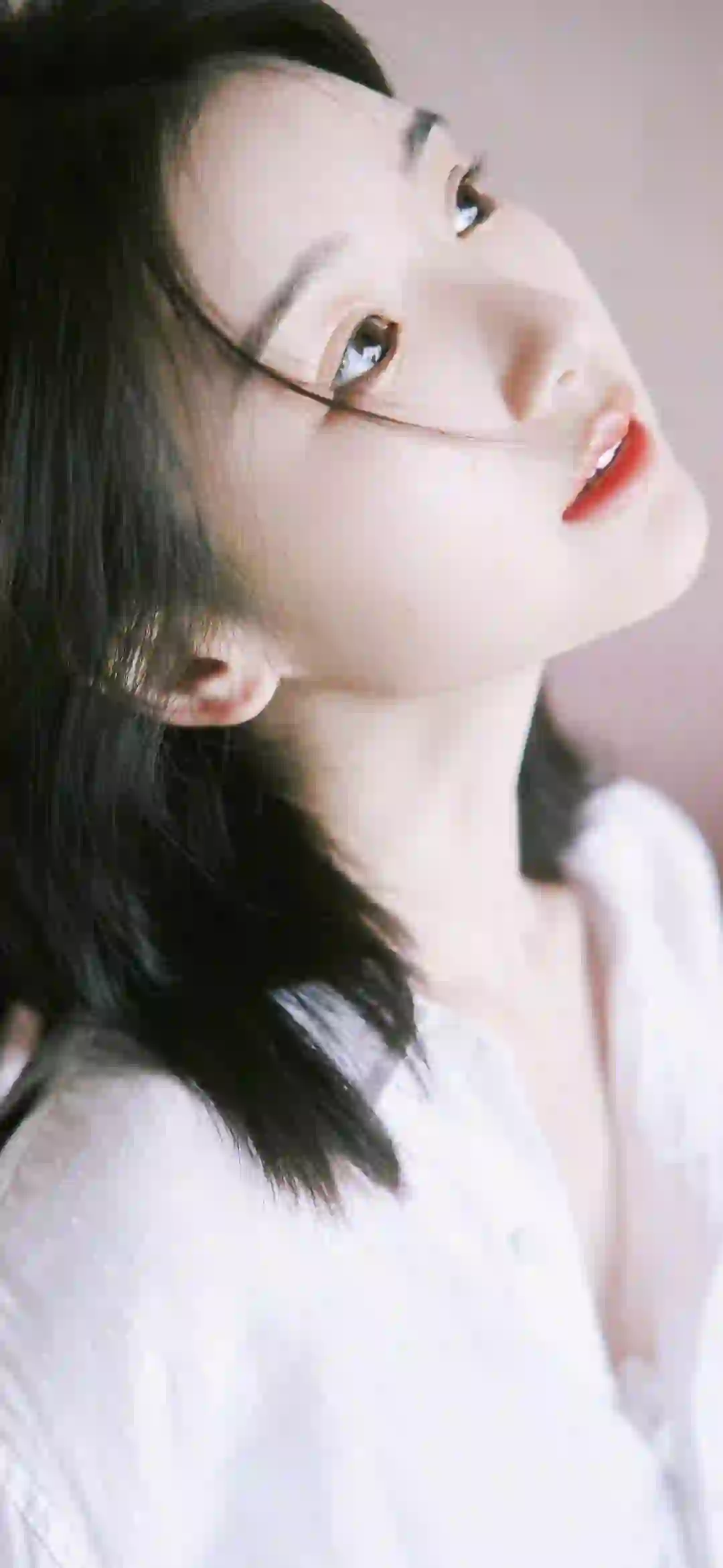 清纯美女 白色衣服 纯洁白 唯美
