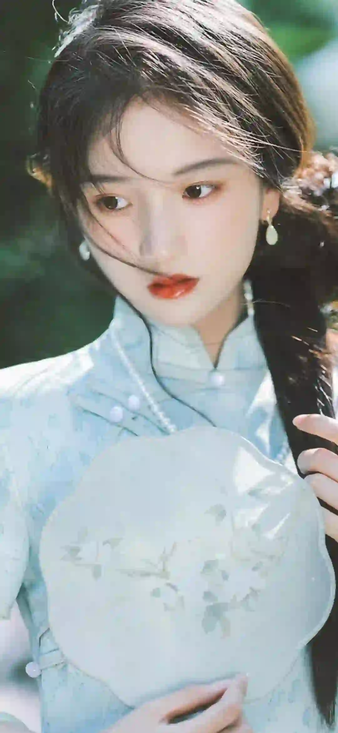 清纯旗袍美女 户外写真 纯欲 