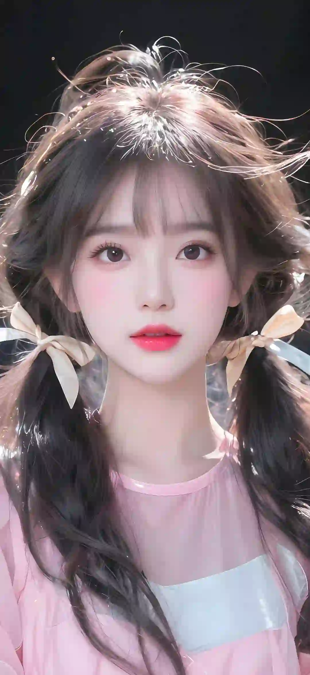 美女 长发美女 甜美系女孩 双马尾女孩