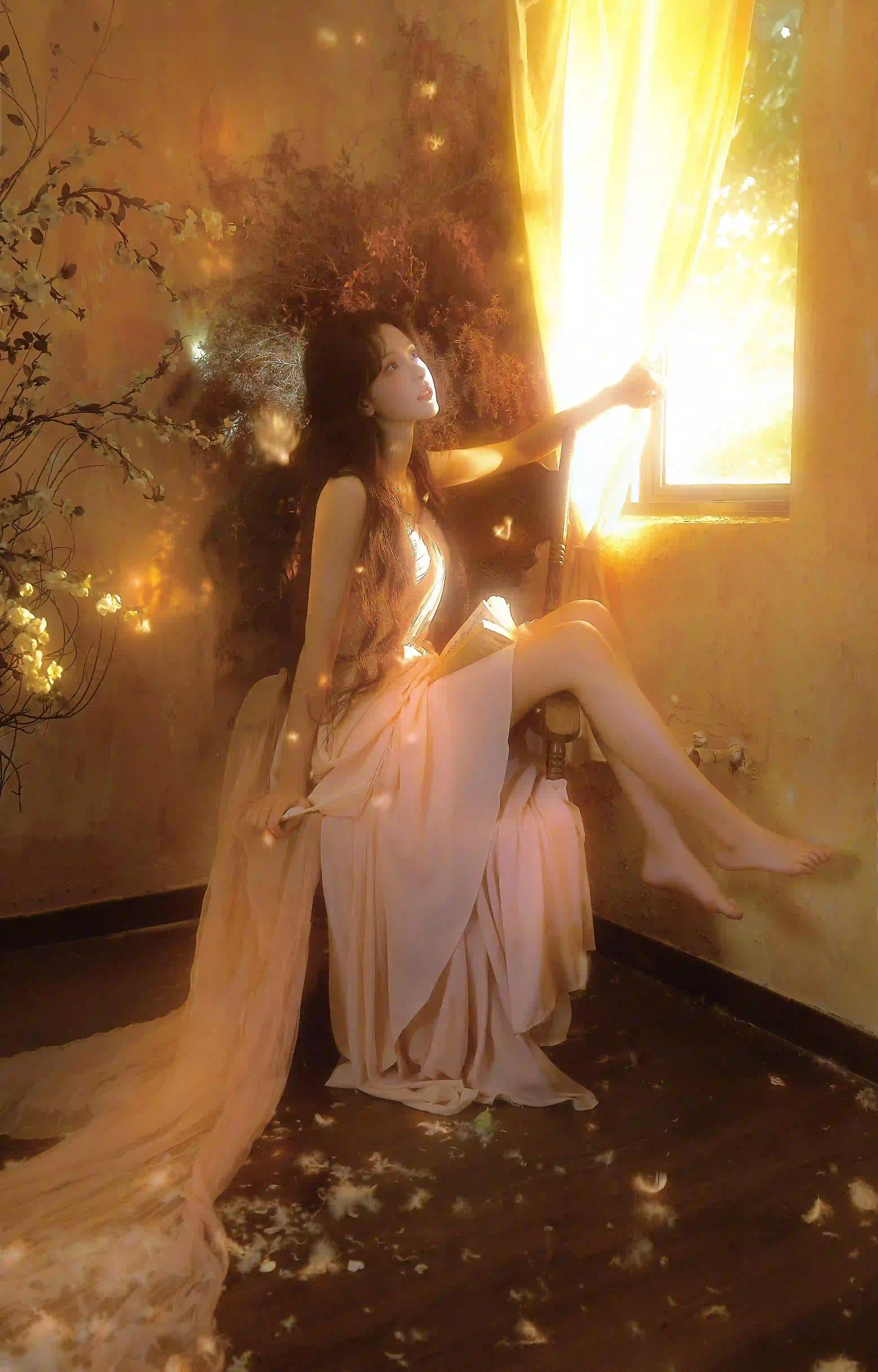 陈都灵 性感美女 优雅 居家写真