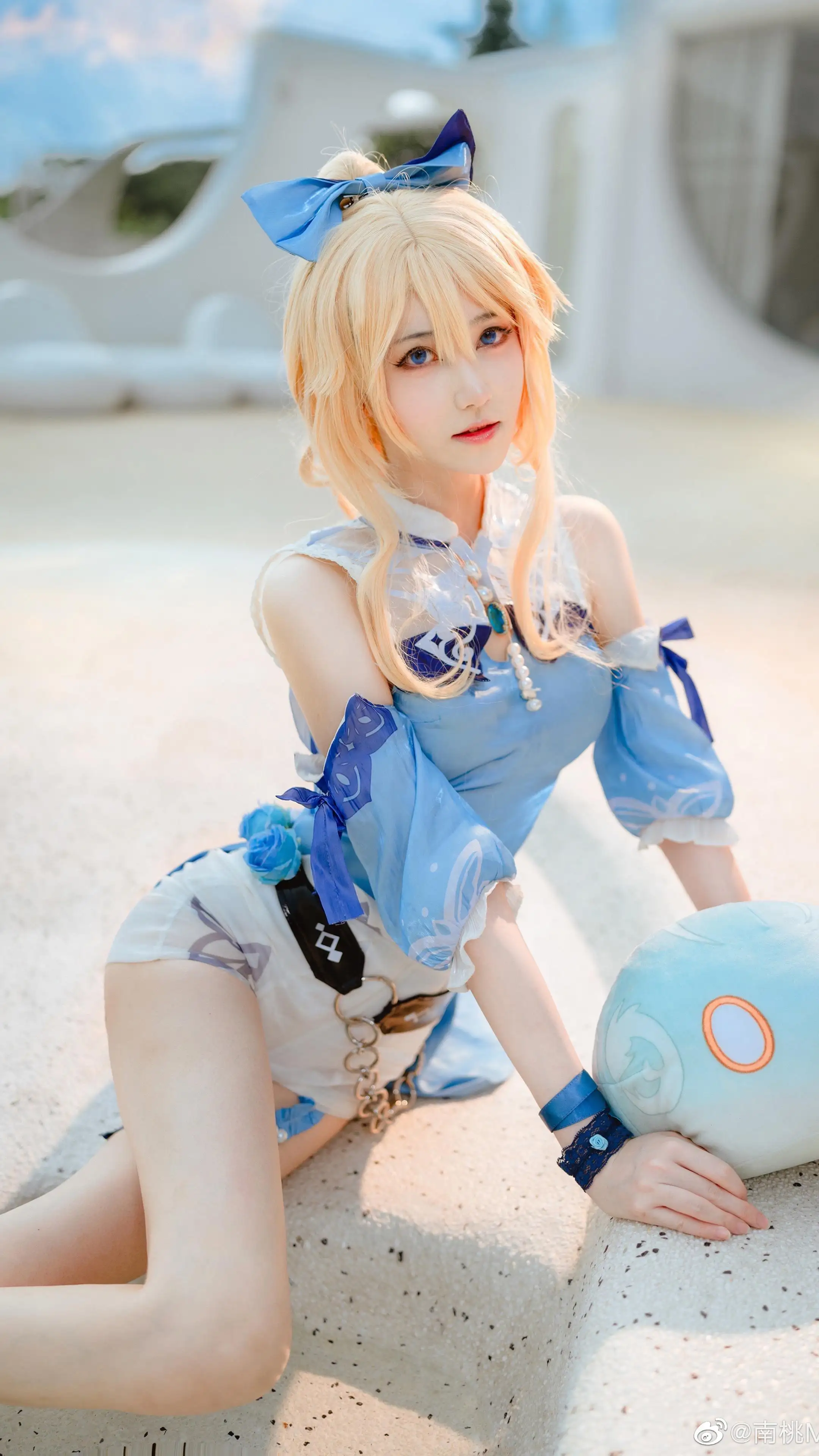 原神真人美女 cosplay刻晴4k手机壁纸