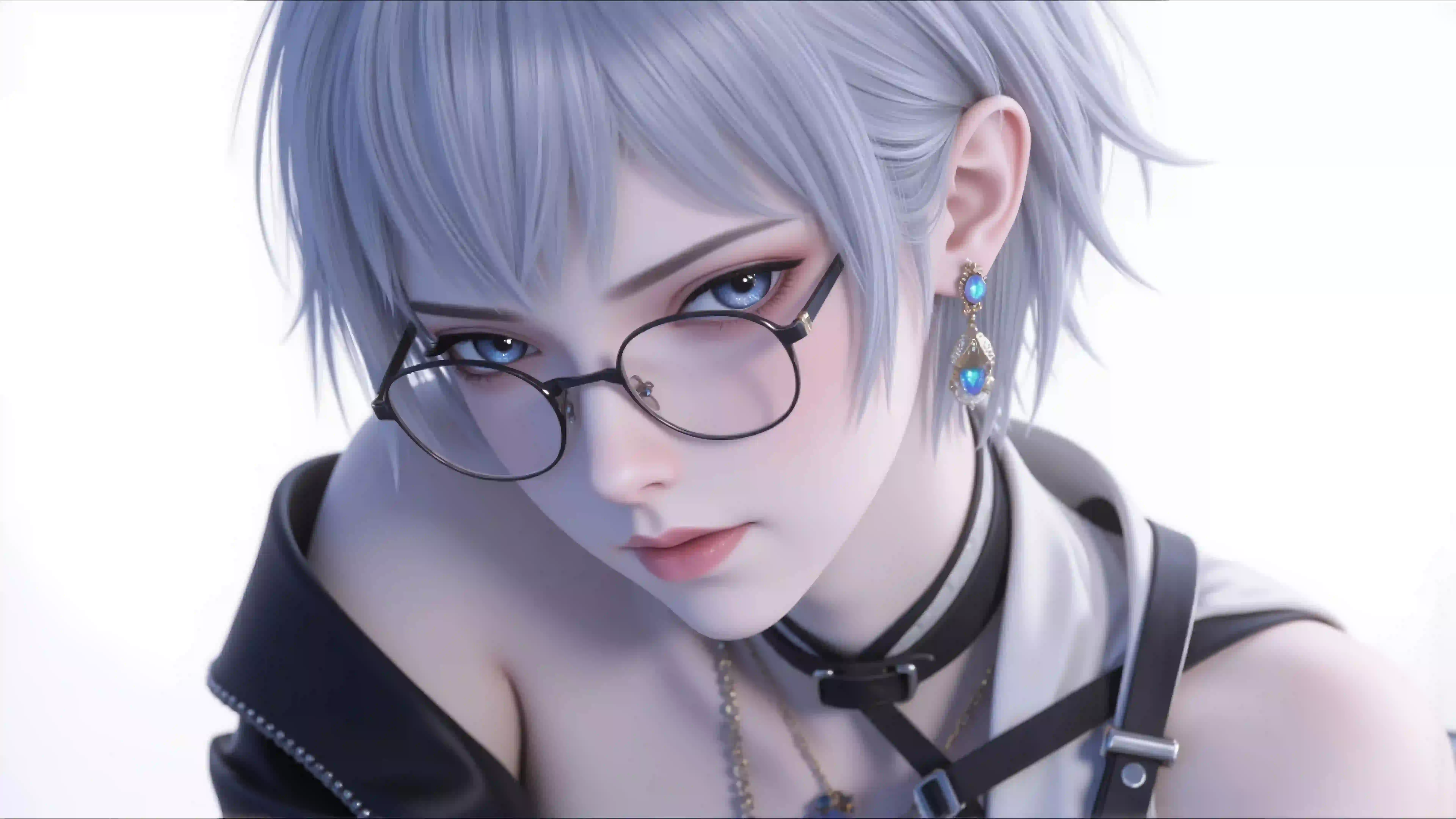 短发美女 白月魁 女神 灵笼