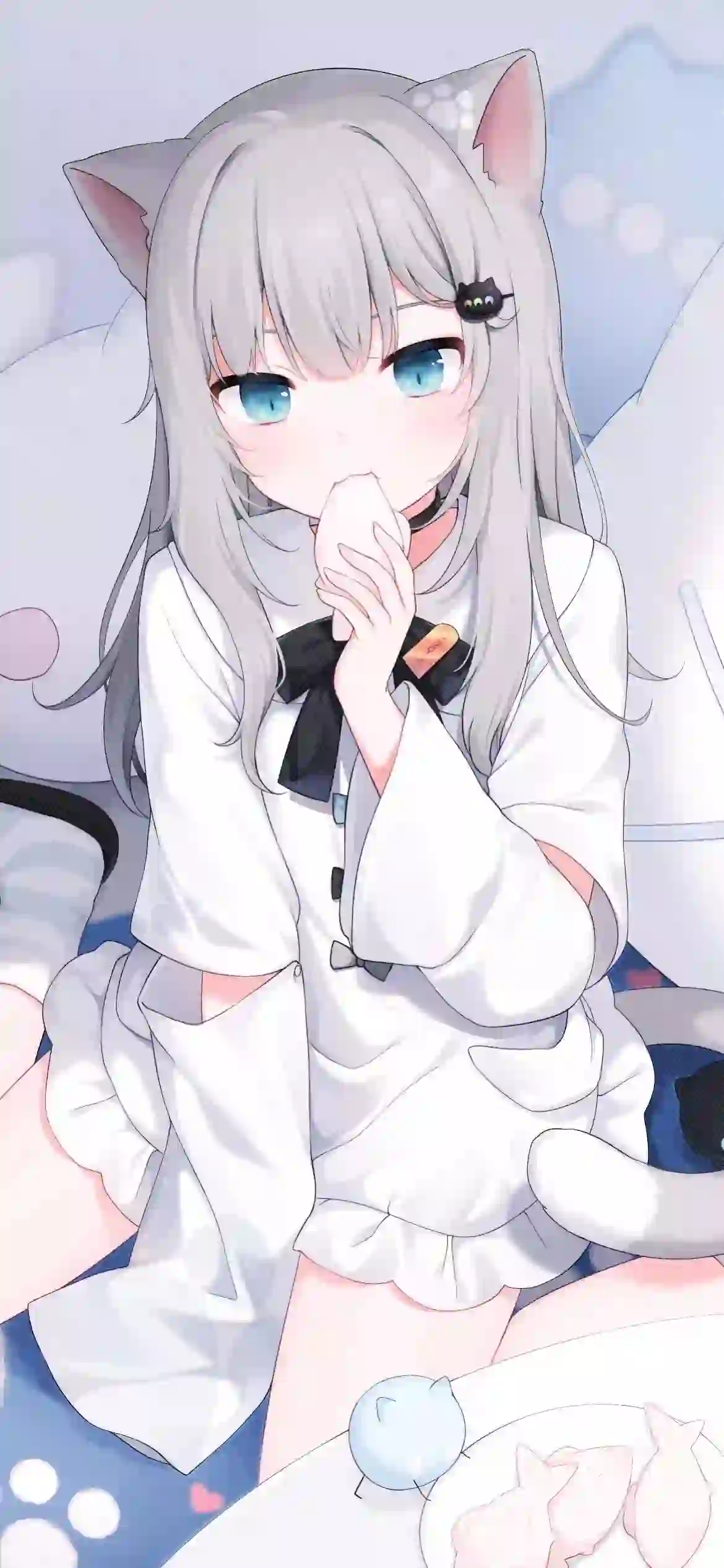 可爱动漫女孩 可爱女孩 二次元女孩 猫耳女孩