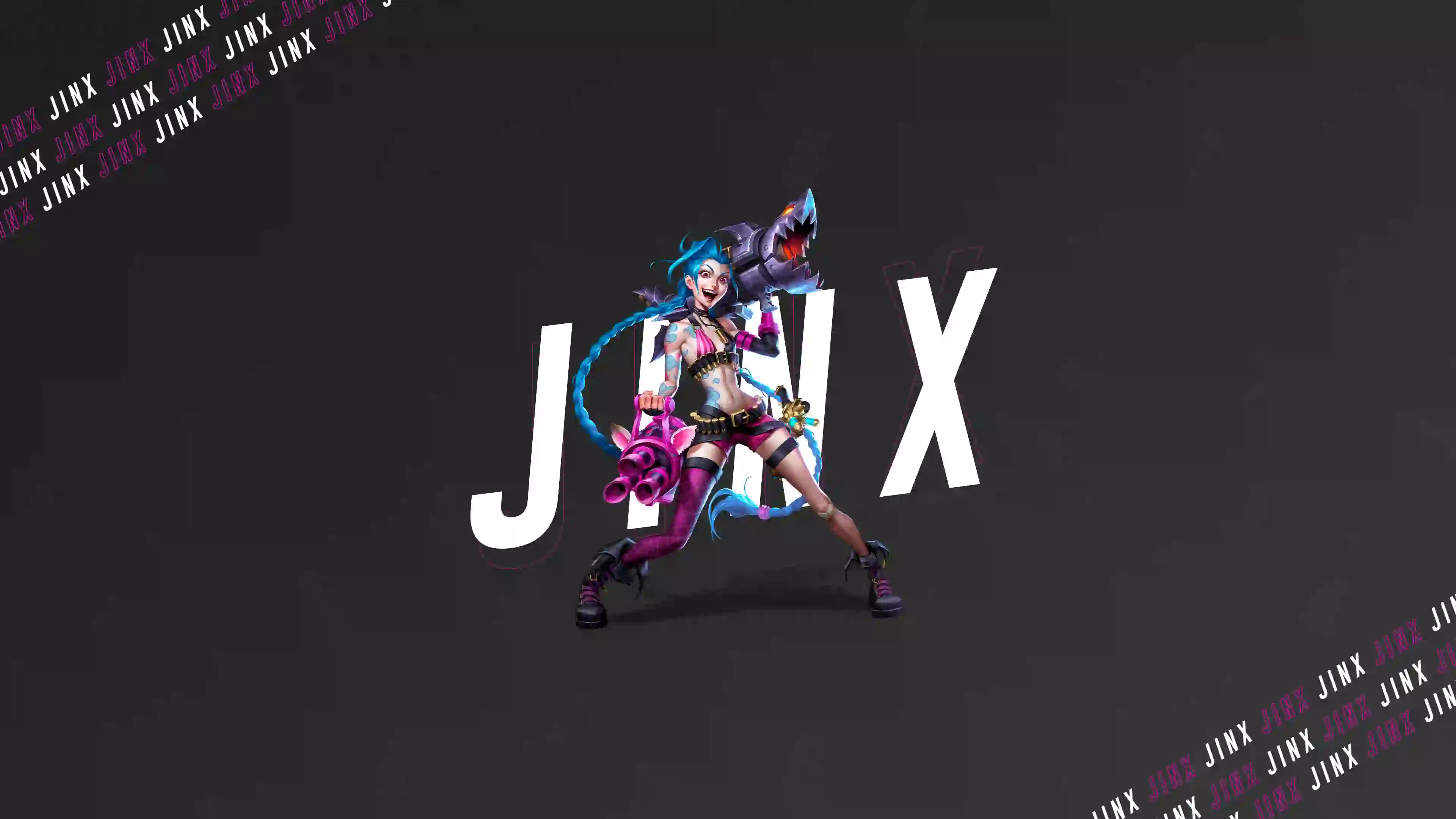 创意壁纸 动漫壁纸 二次元  金克丝