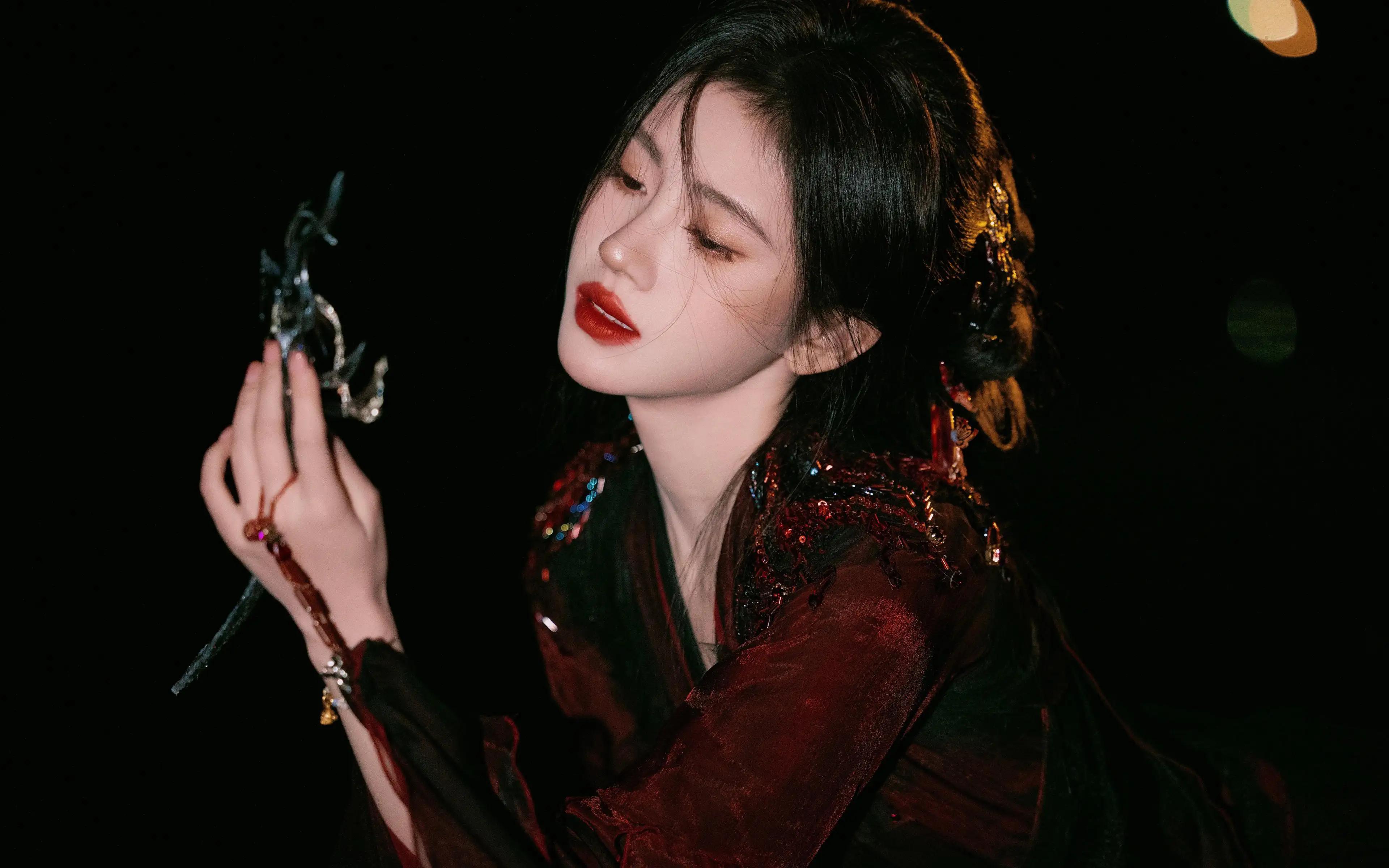 古风美女鞠婧祎4K高清壁纸