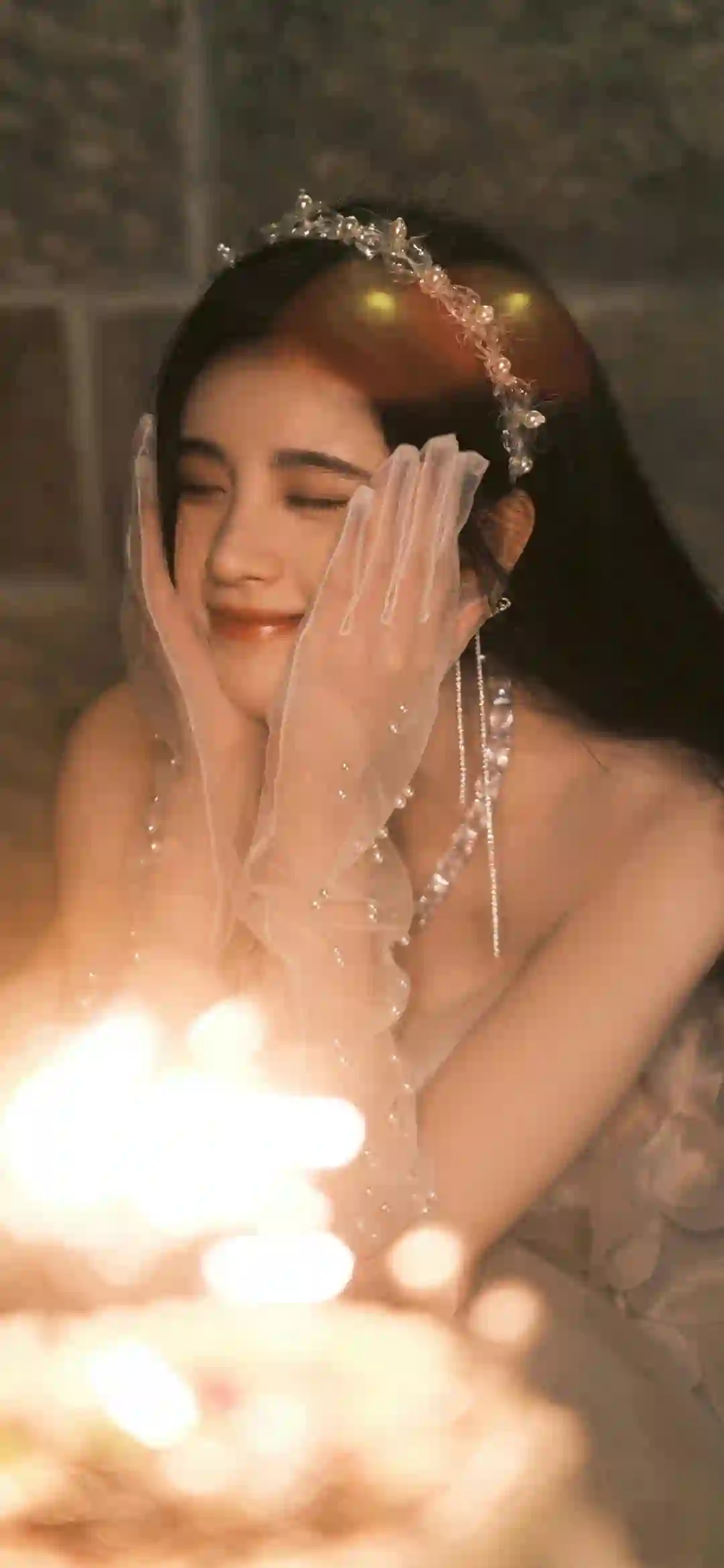 明星壁纸 长发可爱美女 时尚美女 鞠婧祎 浪漫 性感
