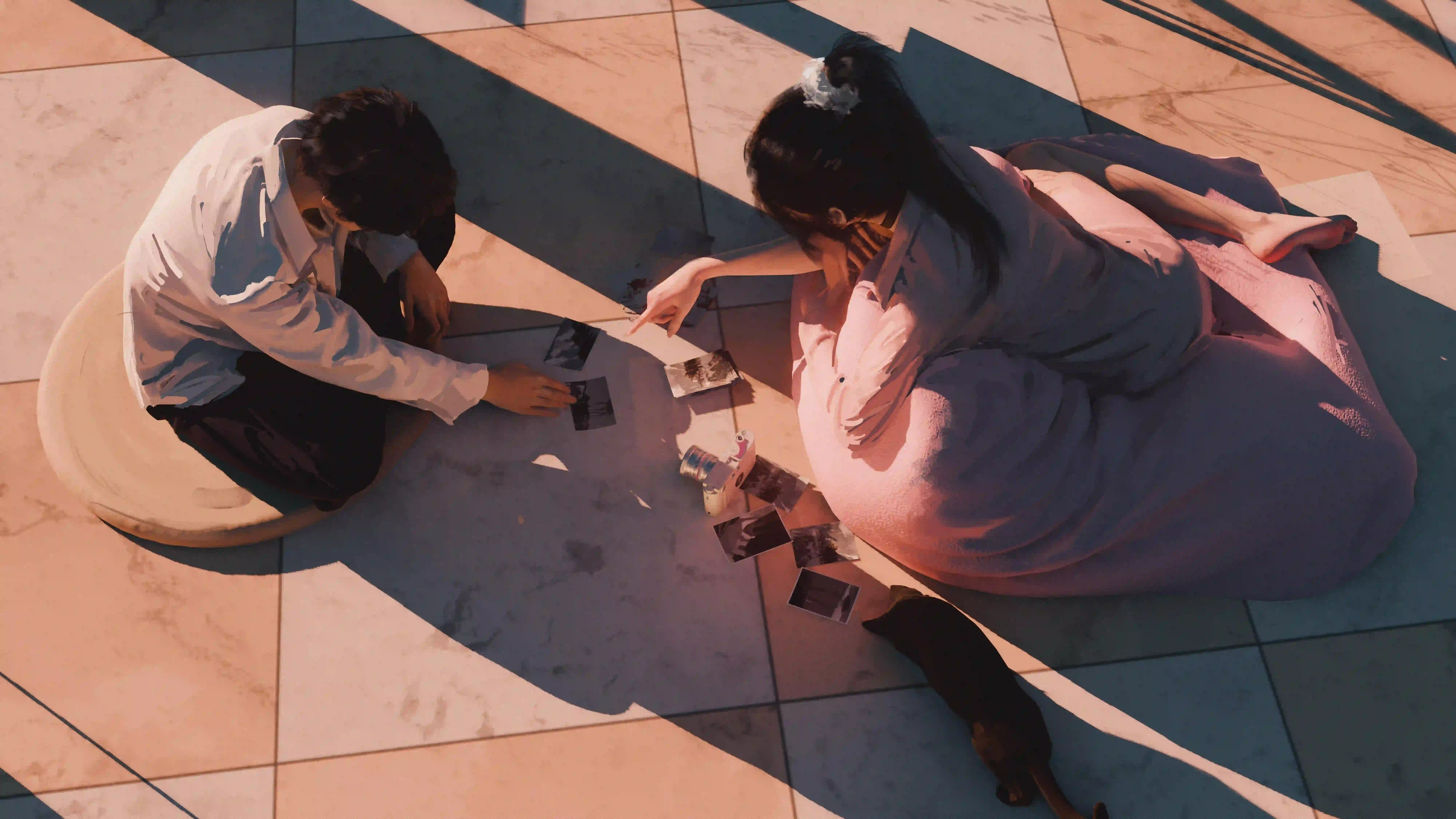 光影 摆弄照片 动漫女孩 二次元