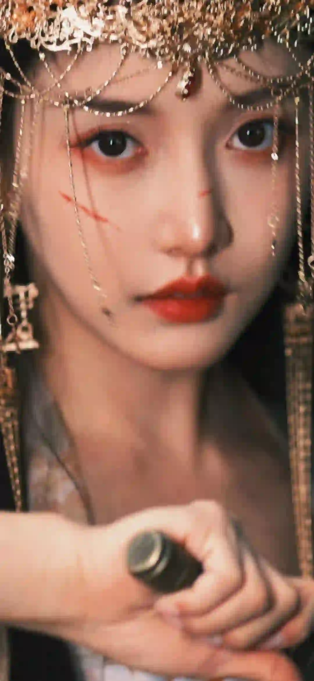 长发古风美女 古风 汉服 美女 汉服 姜贞羽 剑 