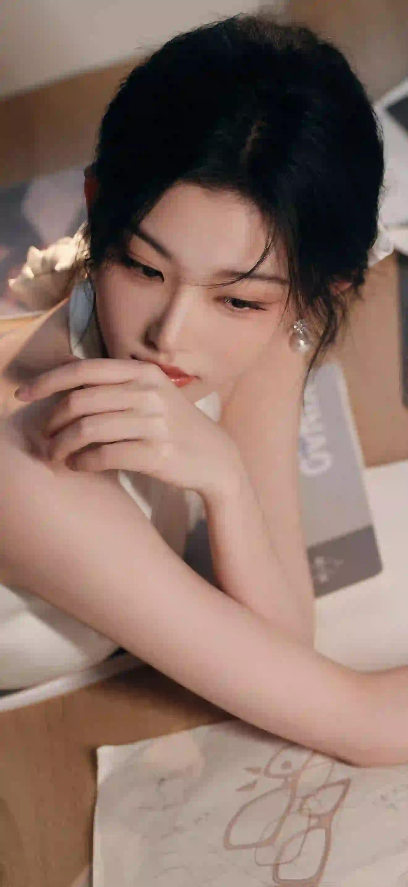 明星 孔雪儿 长发美女  唯美 清纯