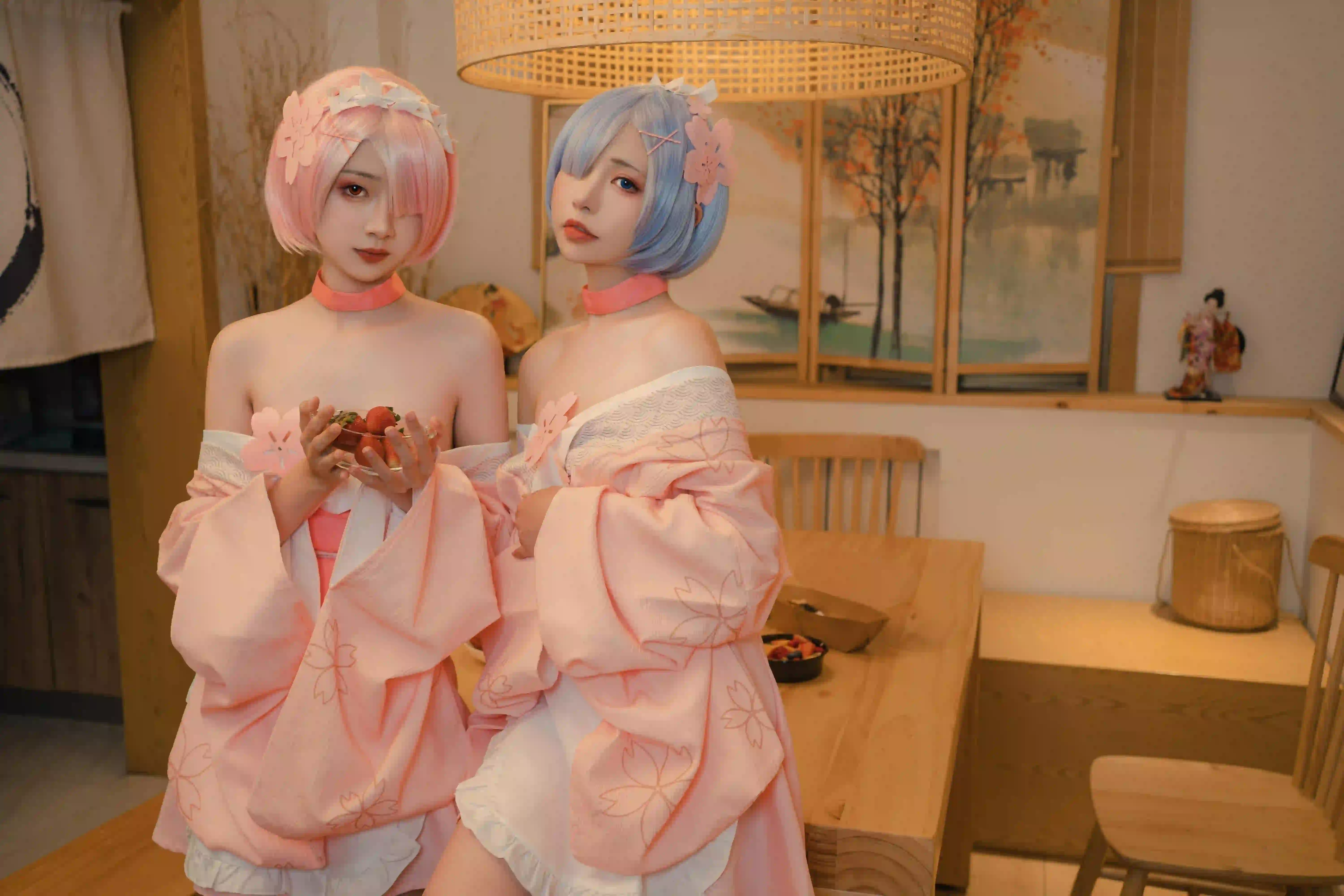 cos 拉姆 雷姆 动漫角色 美女 性感