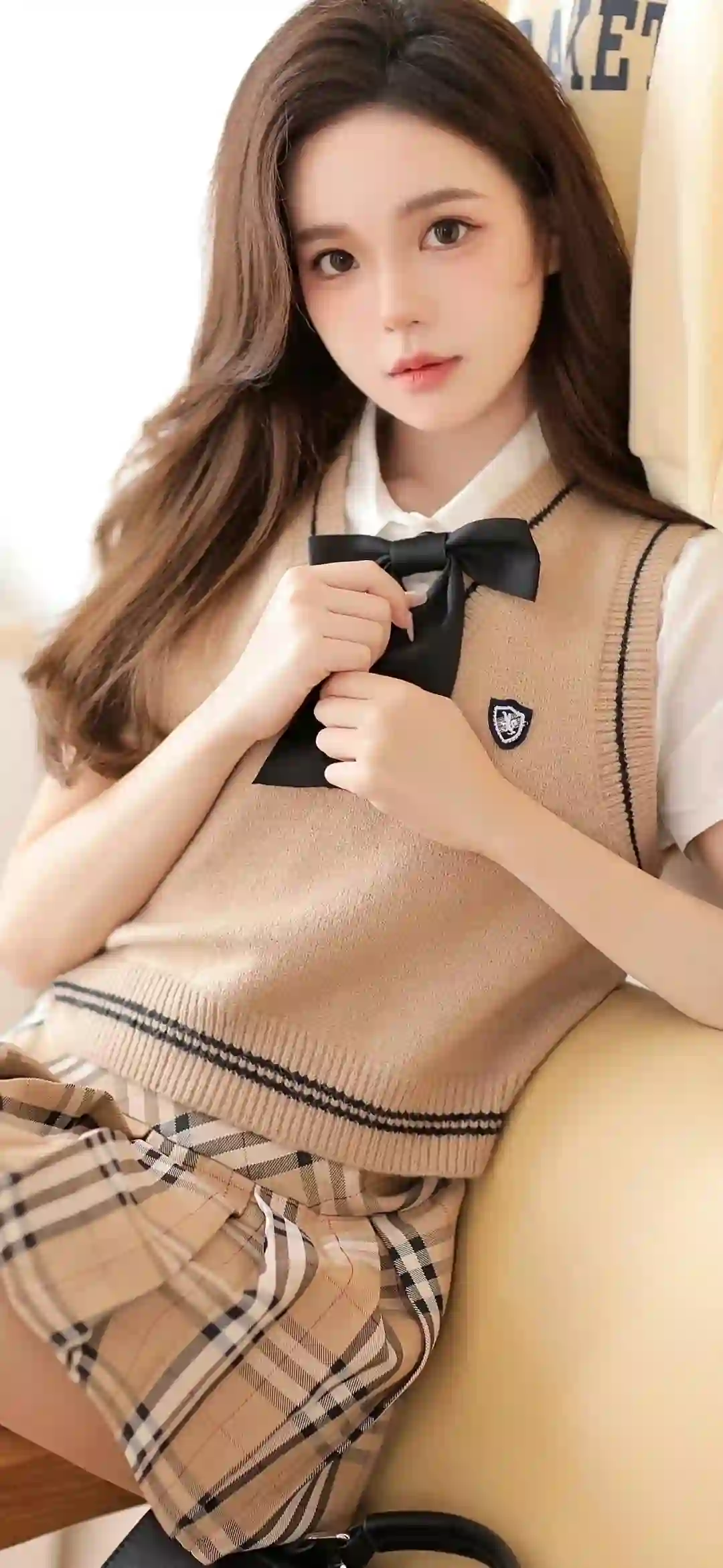 可爱jk美女 居家写真 