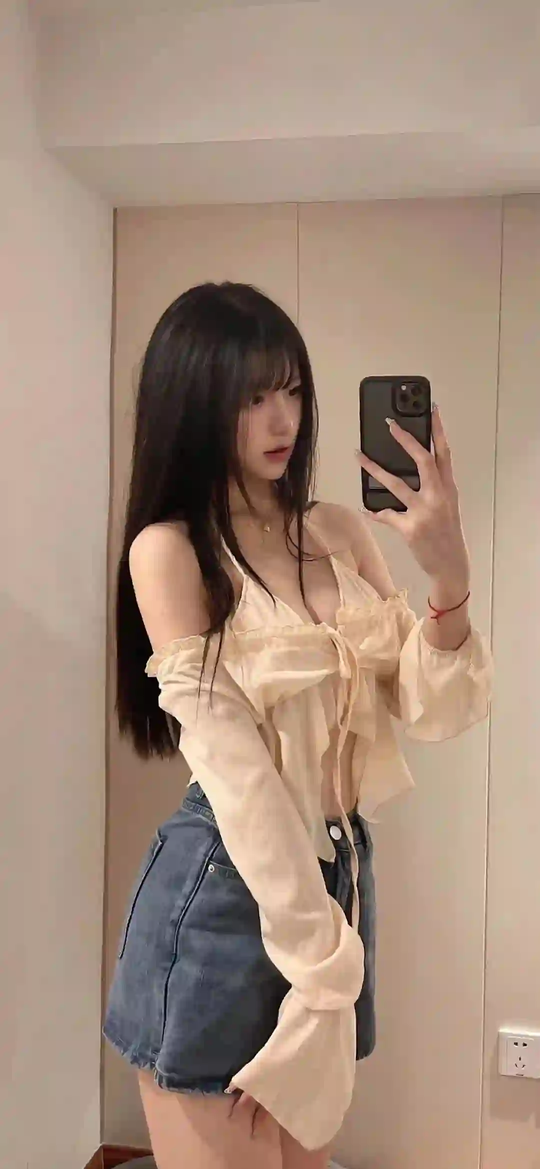 长发女孩 居家写真 自拍 