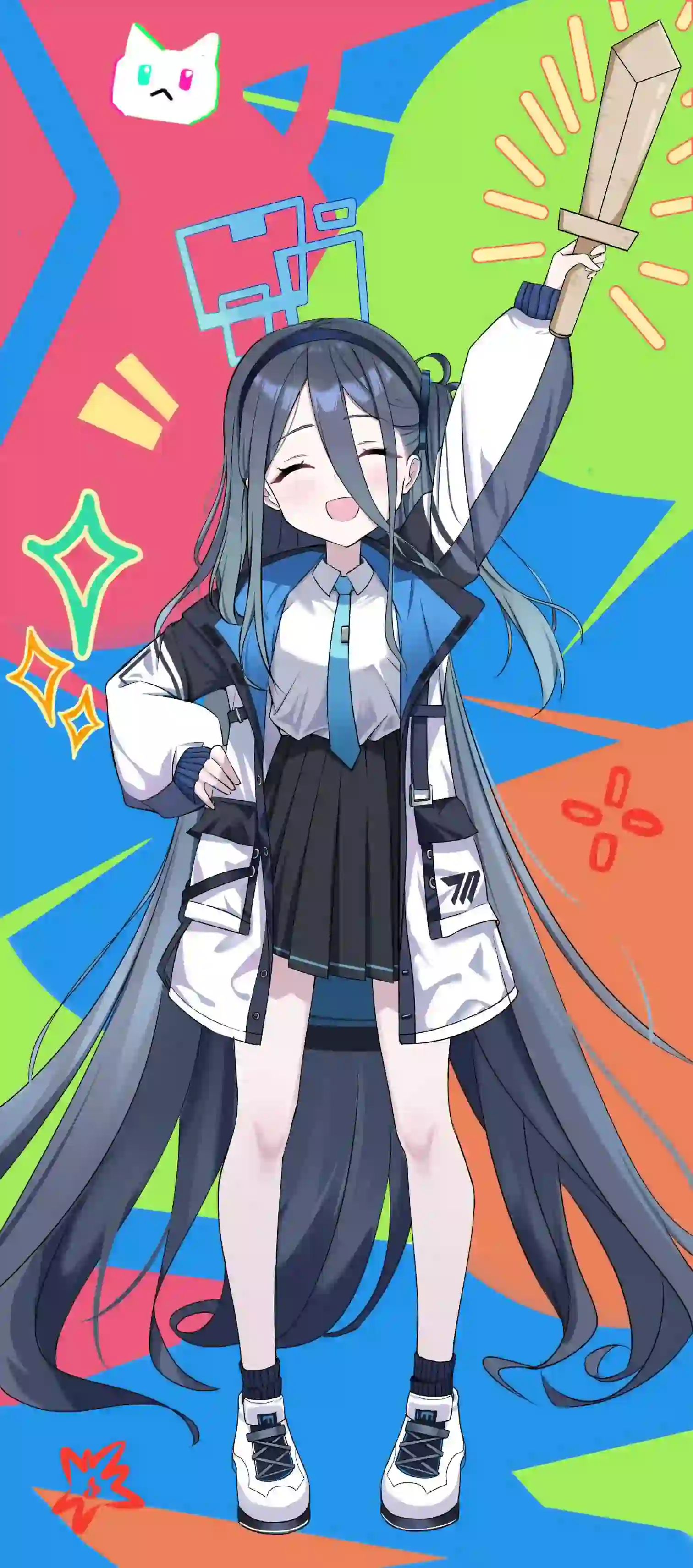 可爱动漫女孩 二次元